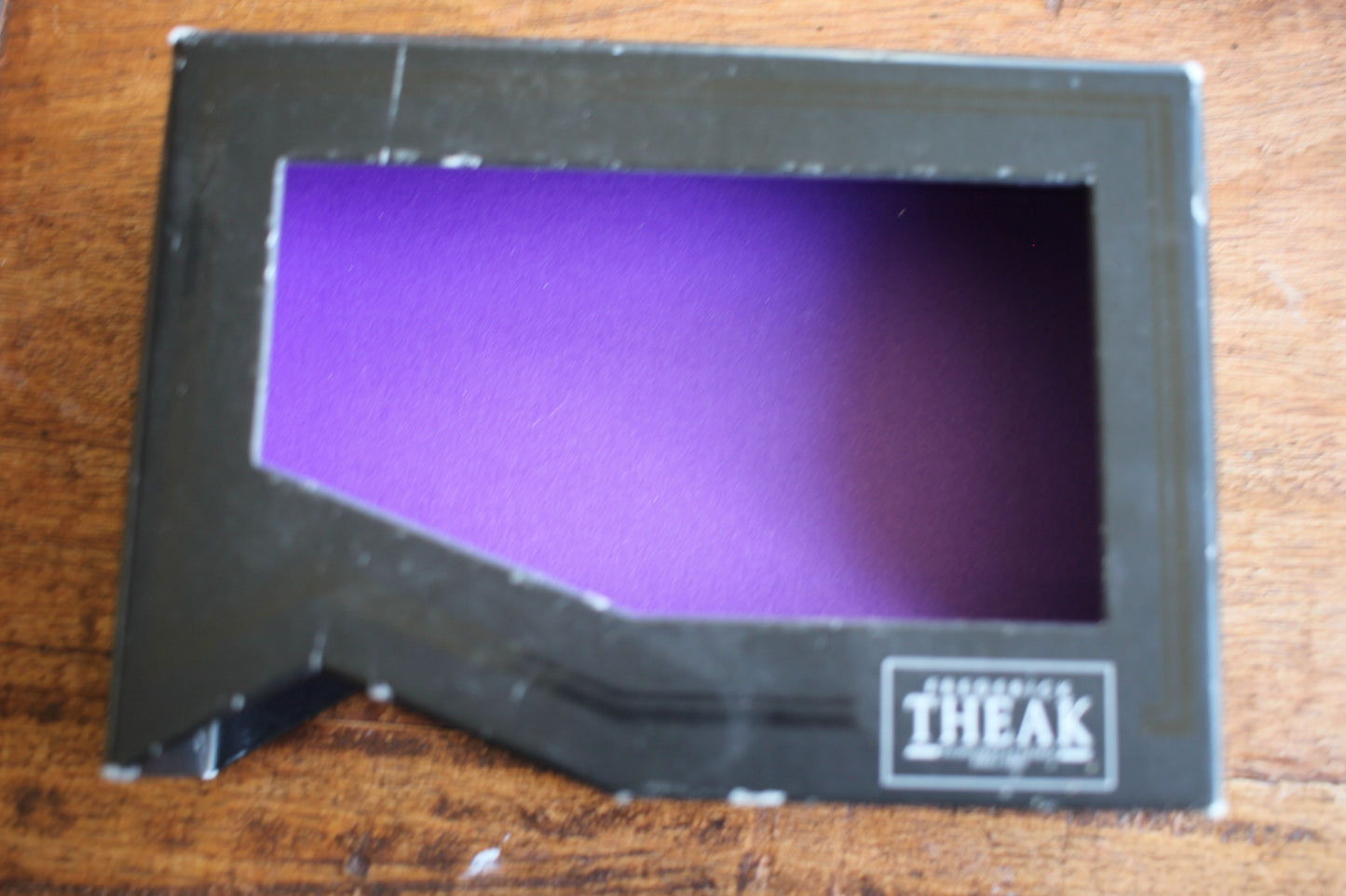 Vintage Frederick Theak pre-tied dark red silver pattern bow tie adjustable still in box