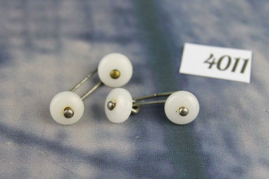 Vintage Lucite Button Style collar bars