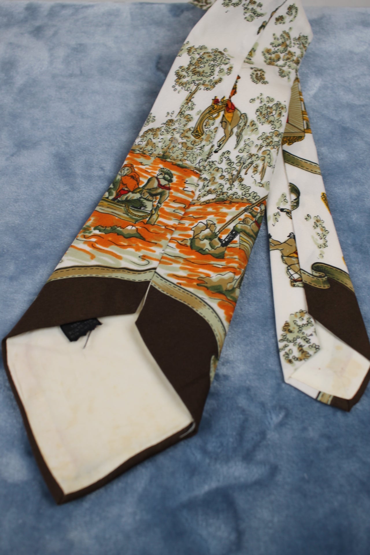 Vintage 1960s/70s Washington Crossing the Delaware Tie