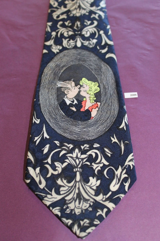 Superb Quality Vintage Blondie & Dagwood American Cartoon Tie