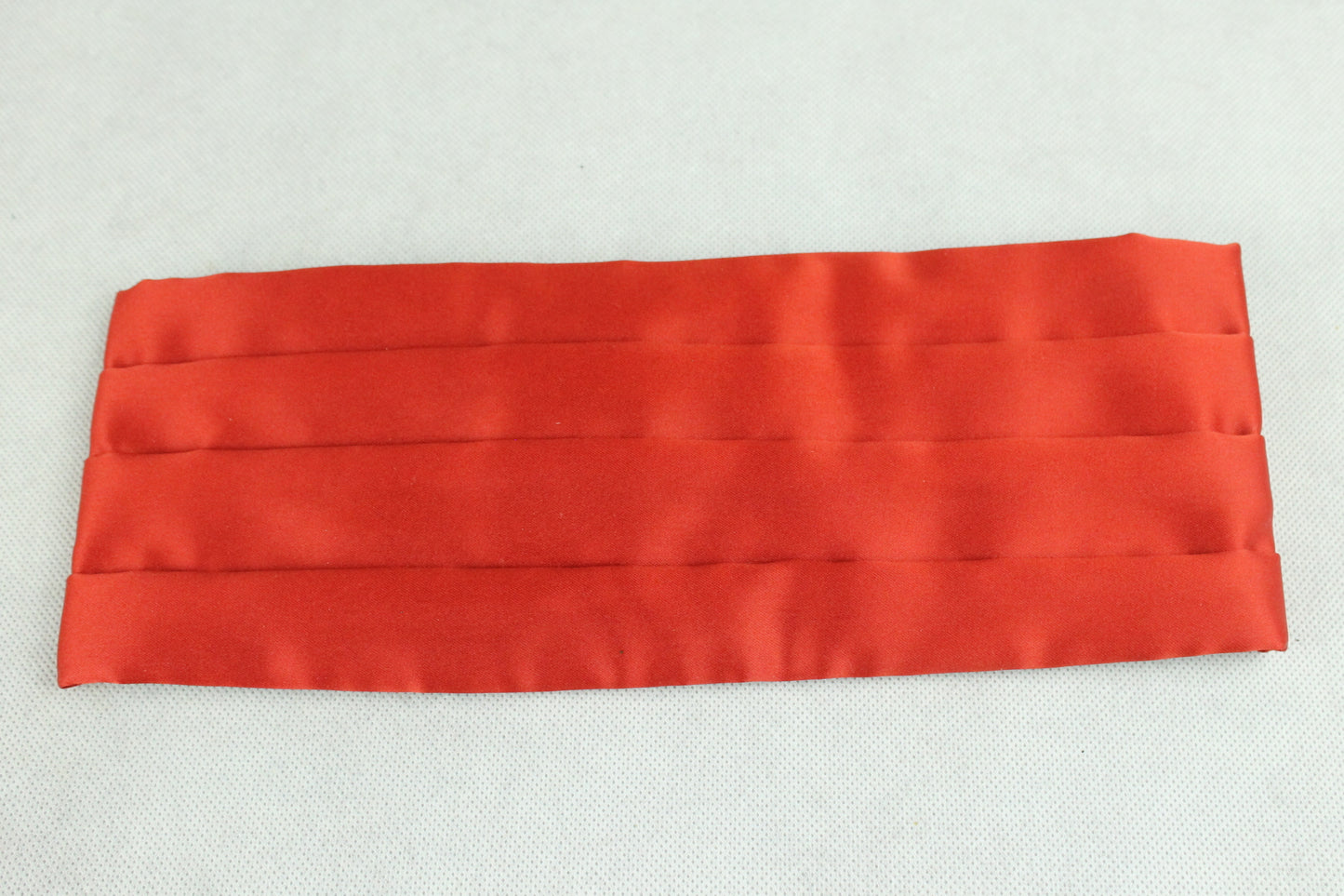 Frederick Theak Bright Red Satin Cummerbund