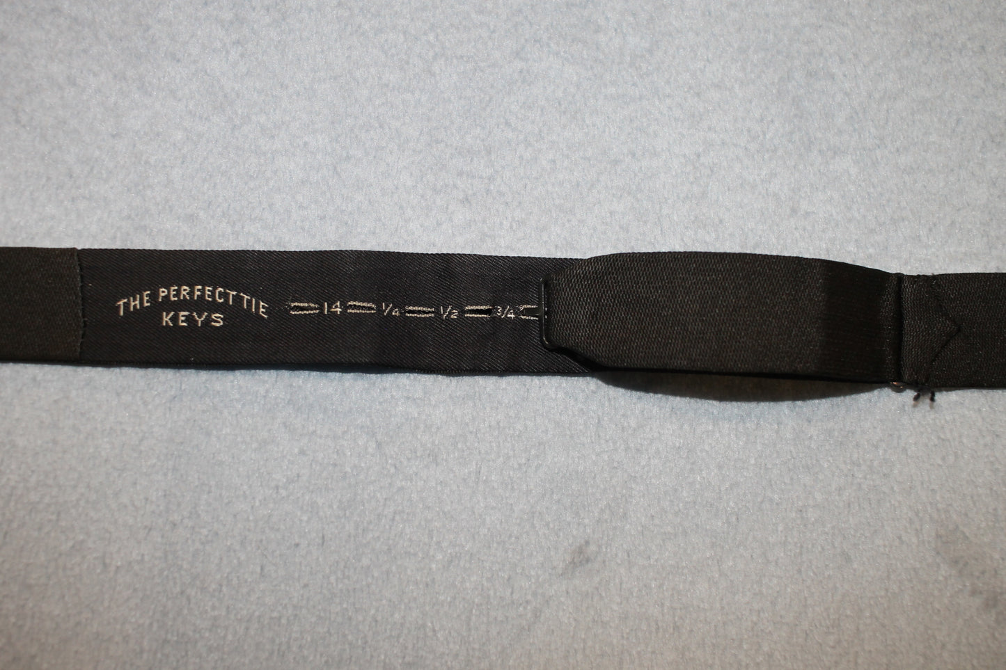 Vintage Keys Jacob Radissons self tie arrow thistle end classic black bow tie adjustable