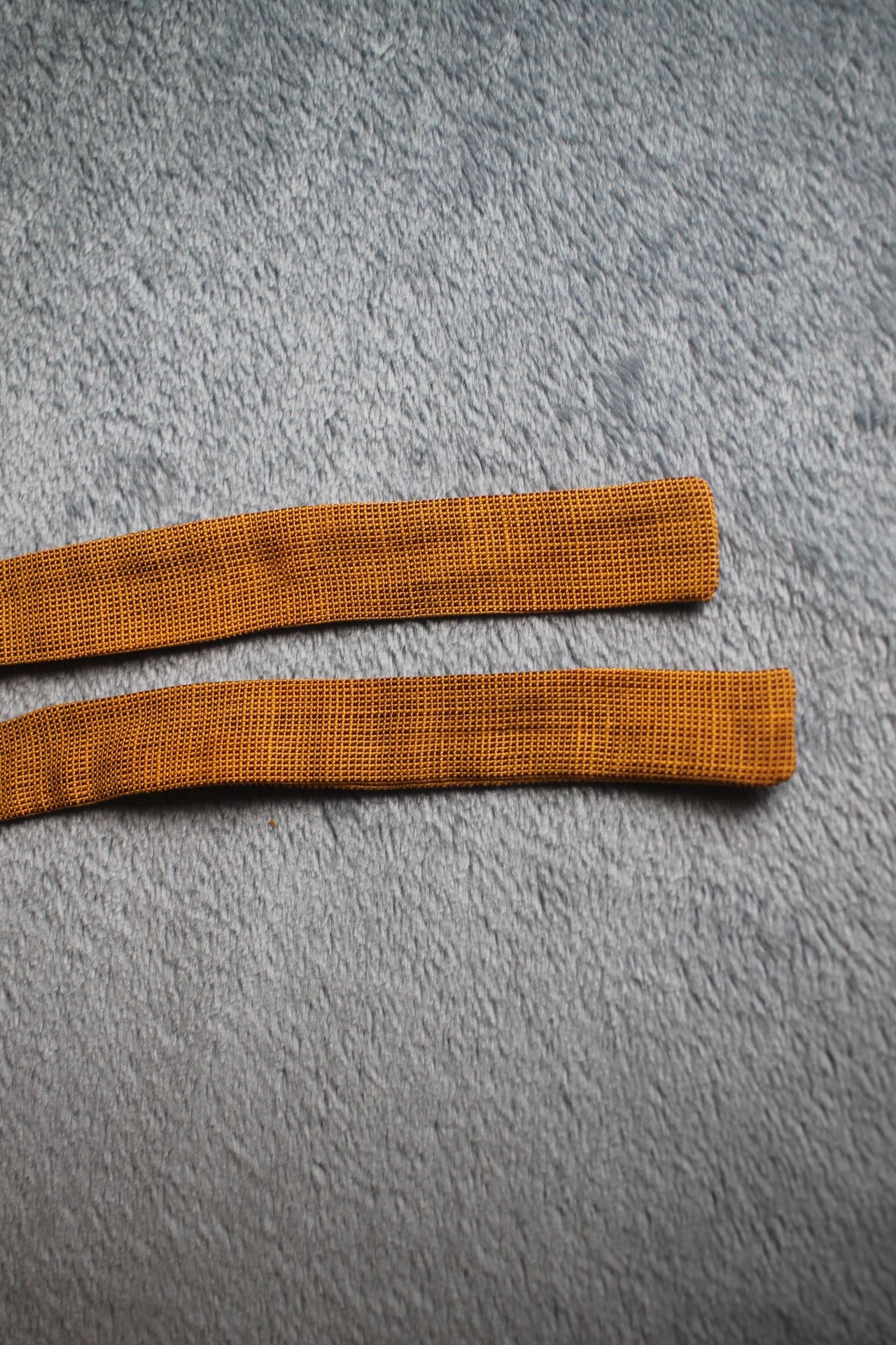 Vintage A Tucker Tie self tie straight end skinny bow tie