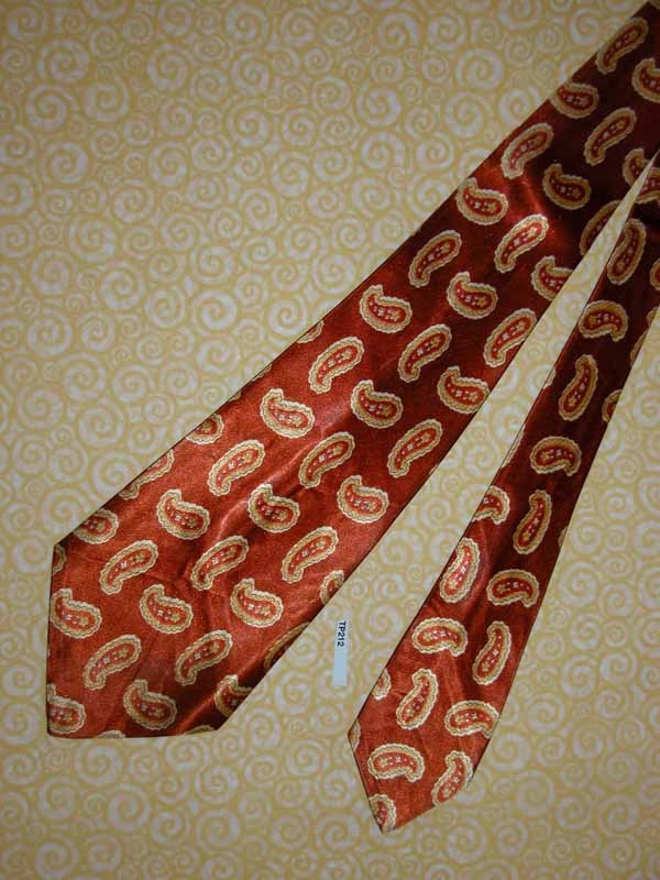 Vintage 1940s/50s copper pattern swing tie PHOTO