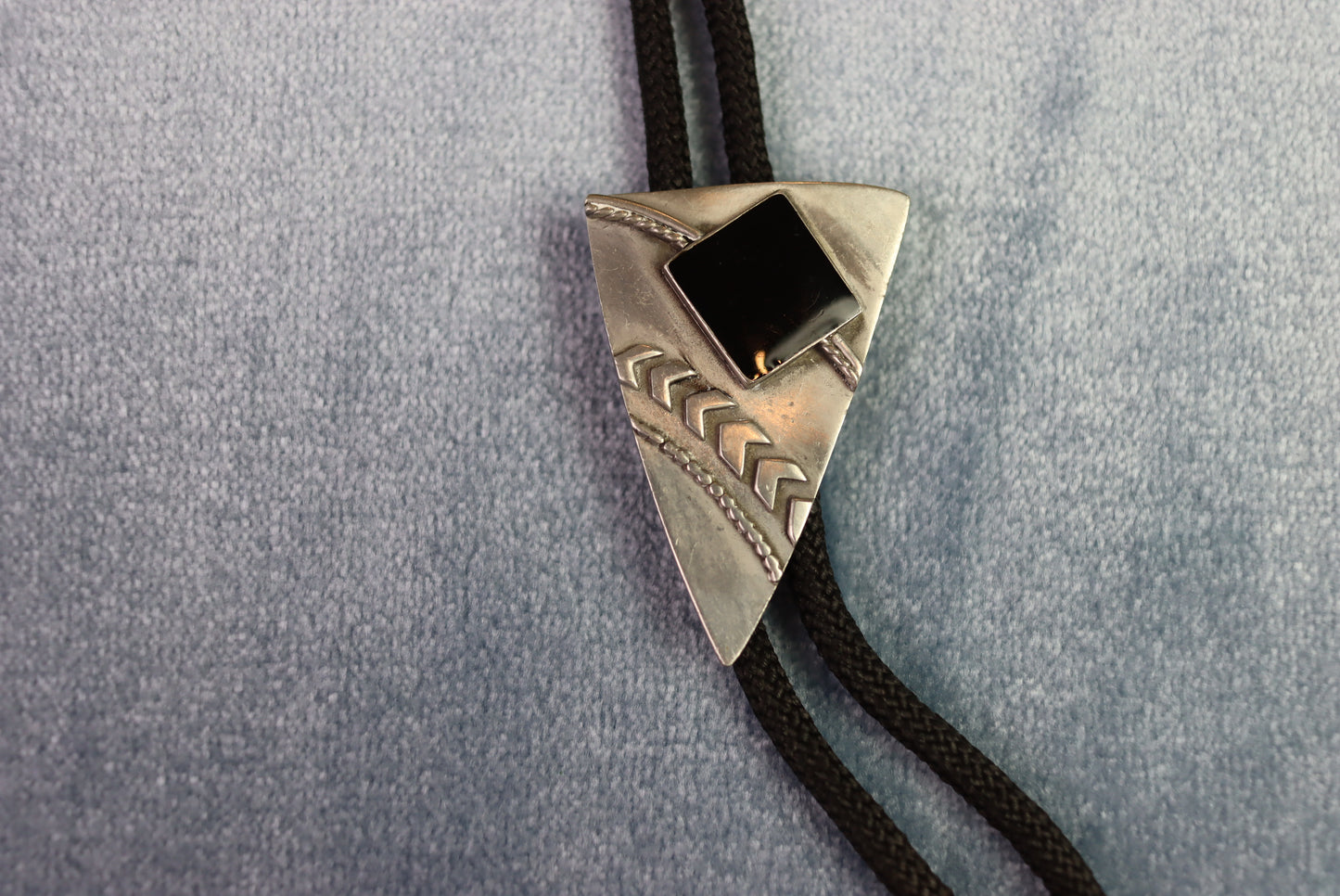 Vintage Triangular Abstract Bolo Western Tie