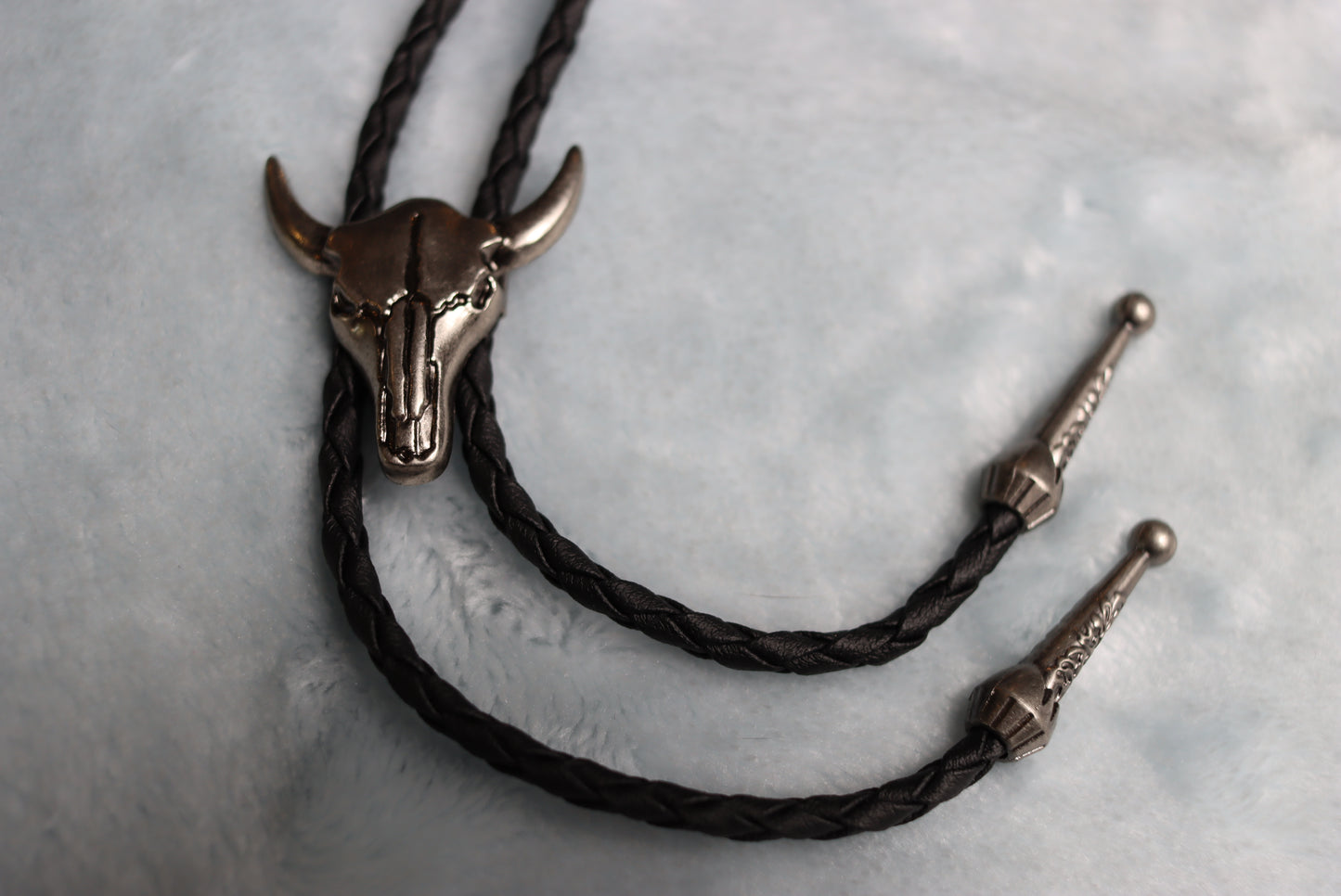 Steer Skull Bolo Western Tie