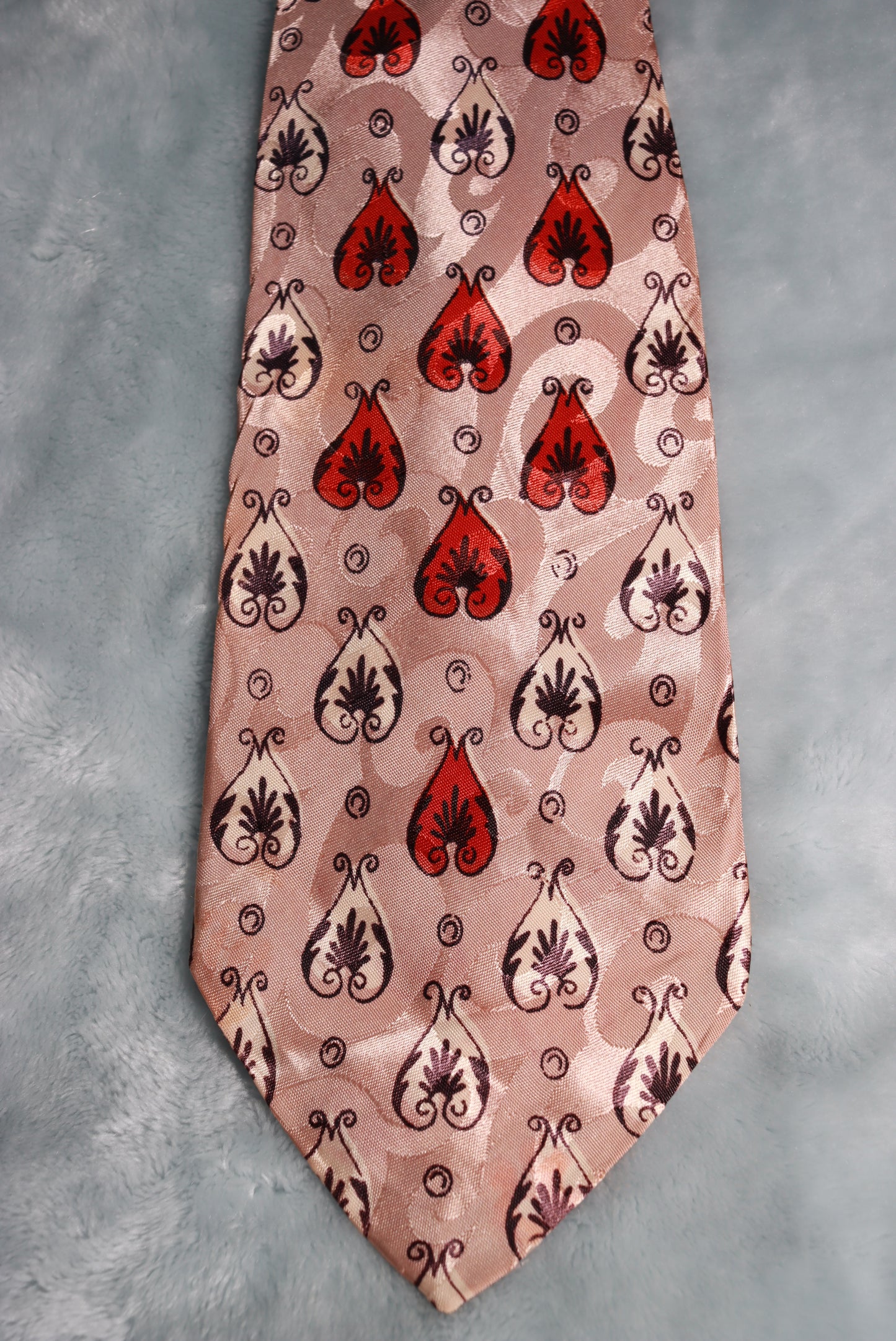 Vintage Haband Jacquard Swing Tie 1940s/50s