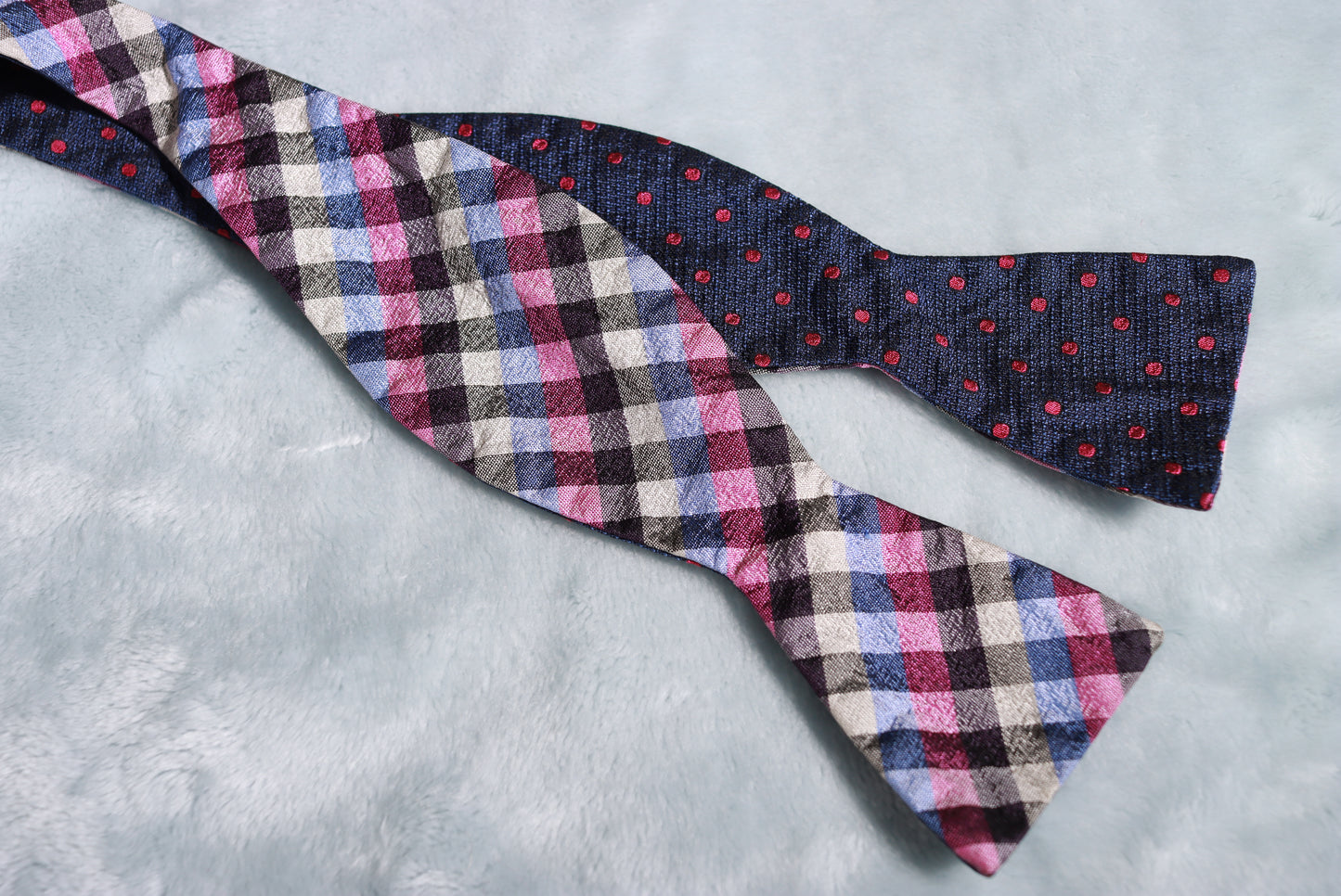 Double Sided Ben Sherman Silk Self Tie Bow Tie