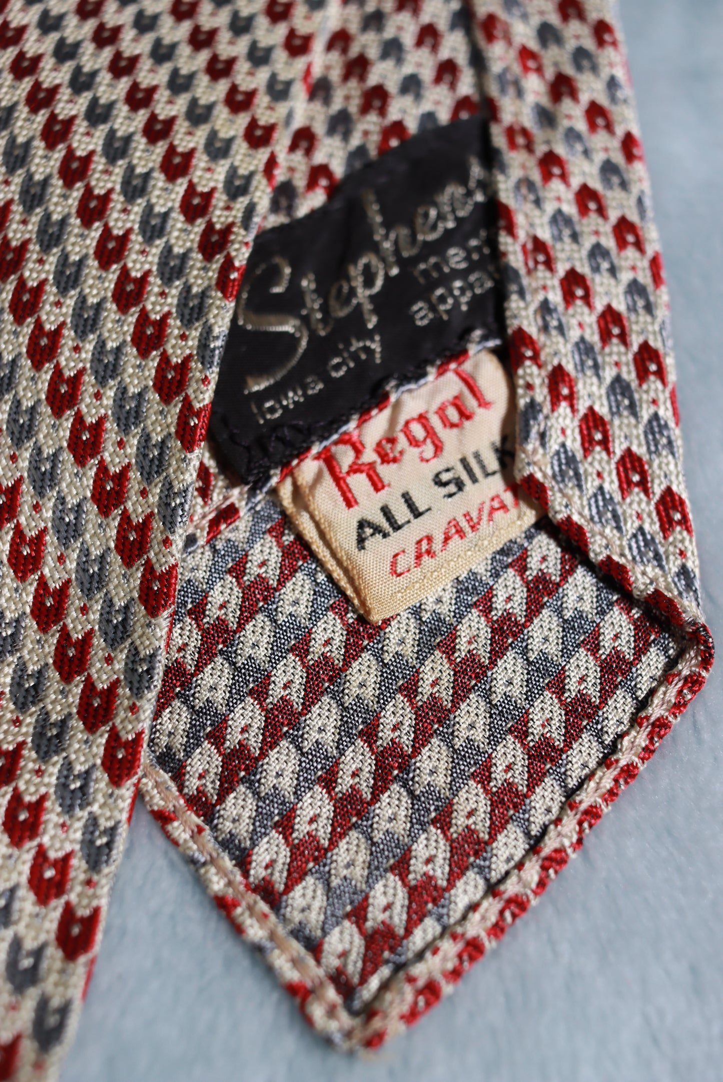 Vintage Regal Cravats All Silk Swing Tie 1940s/50s