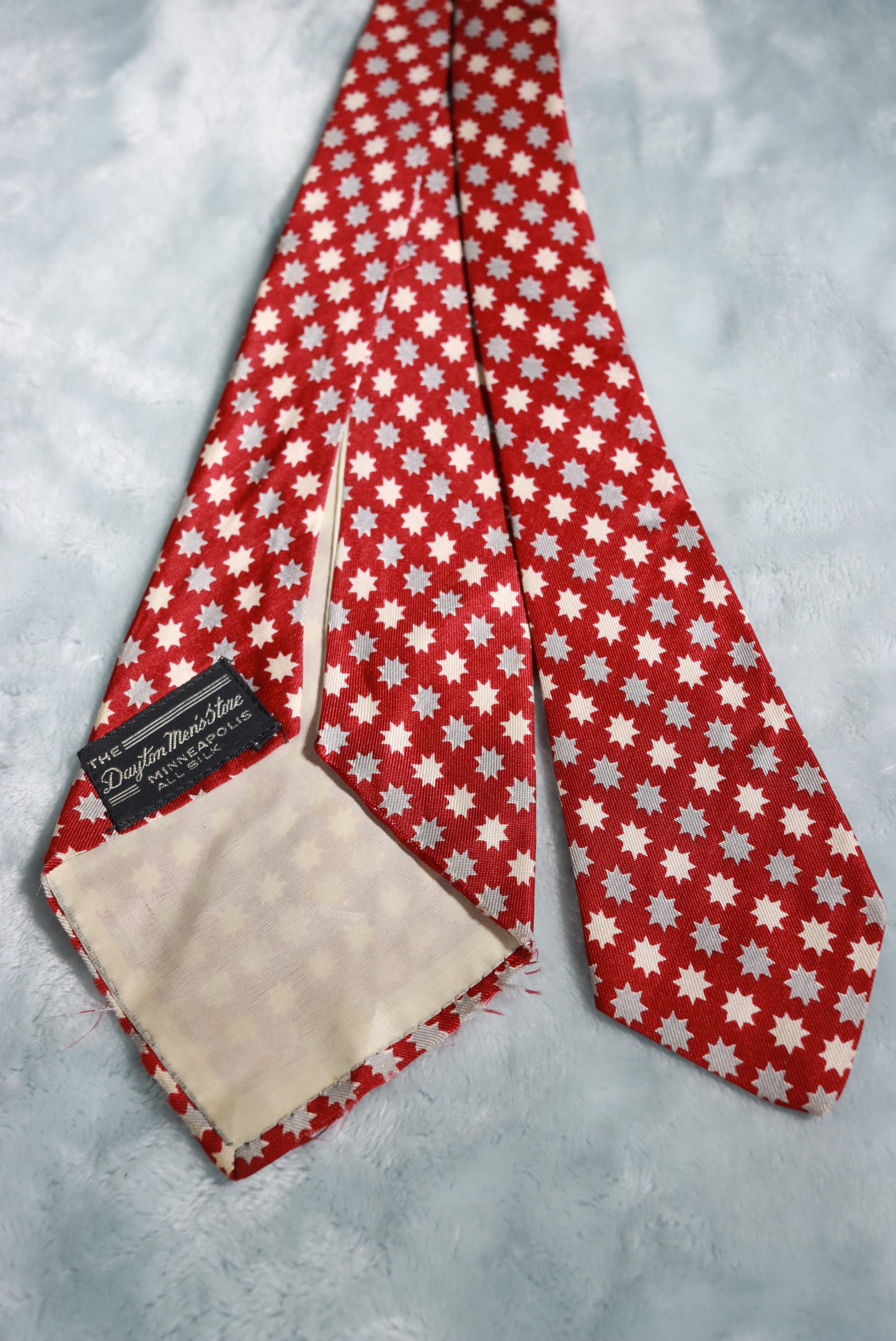 Vintage All Silk Stars Swing Tie 1940s/50s