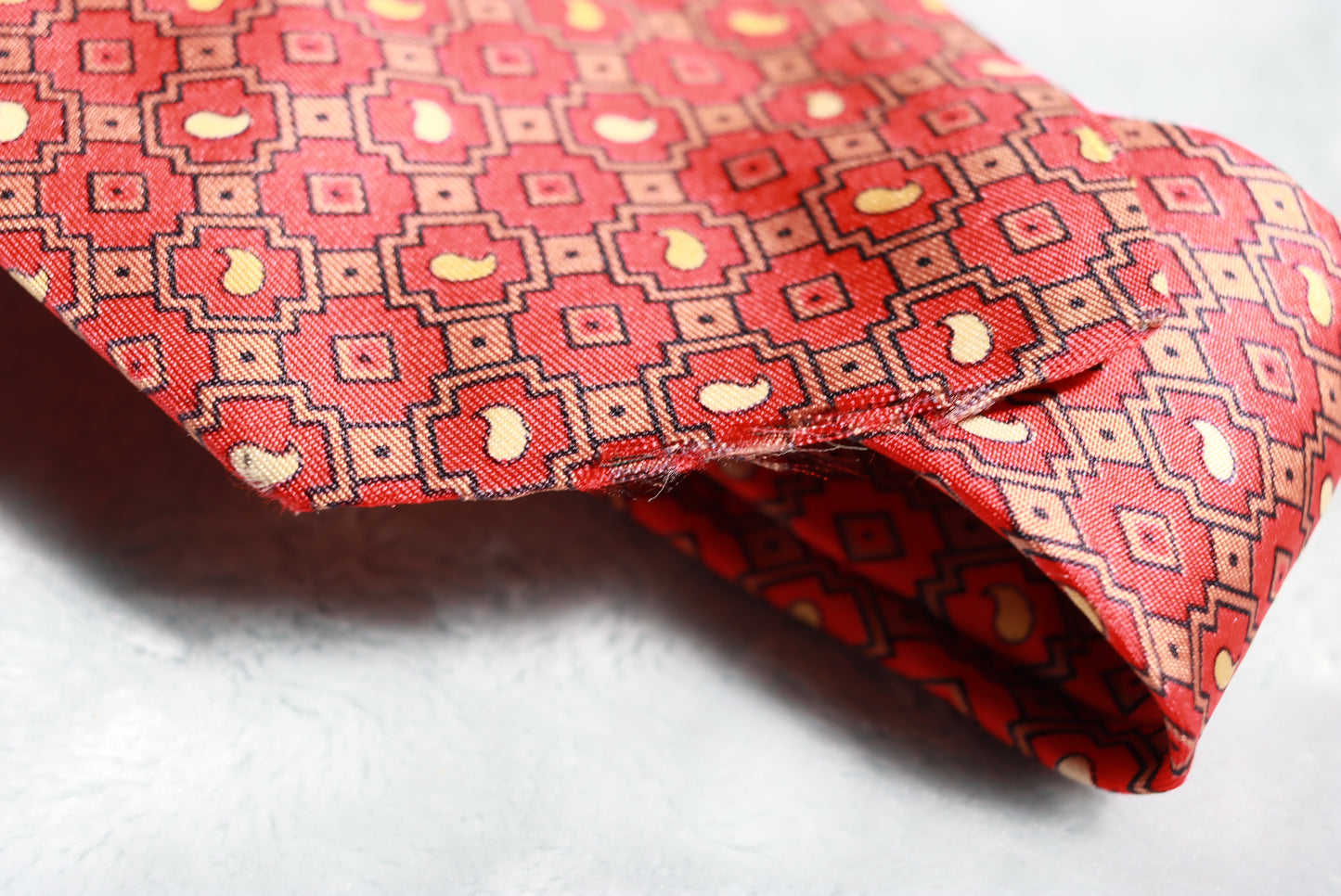 Vintage All Silk by Hut Dark Oranges Tie 1940s/50s