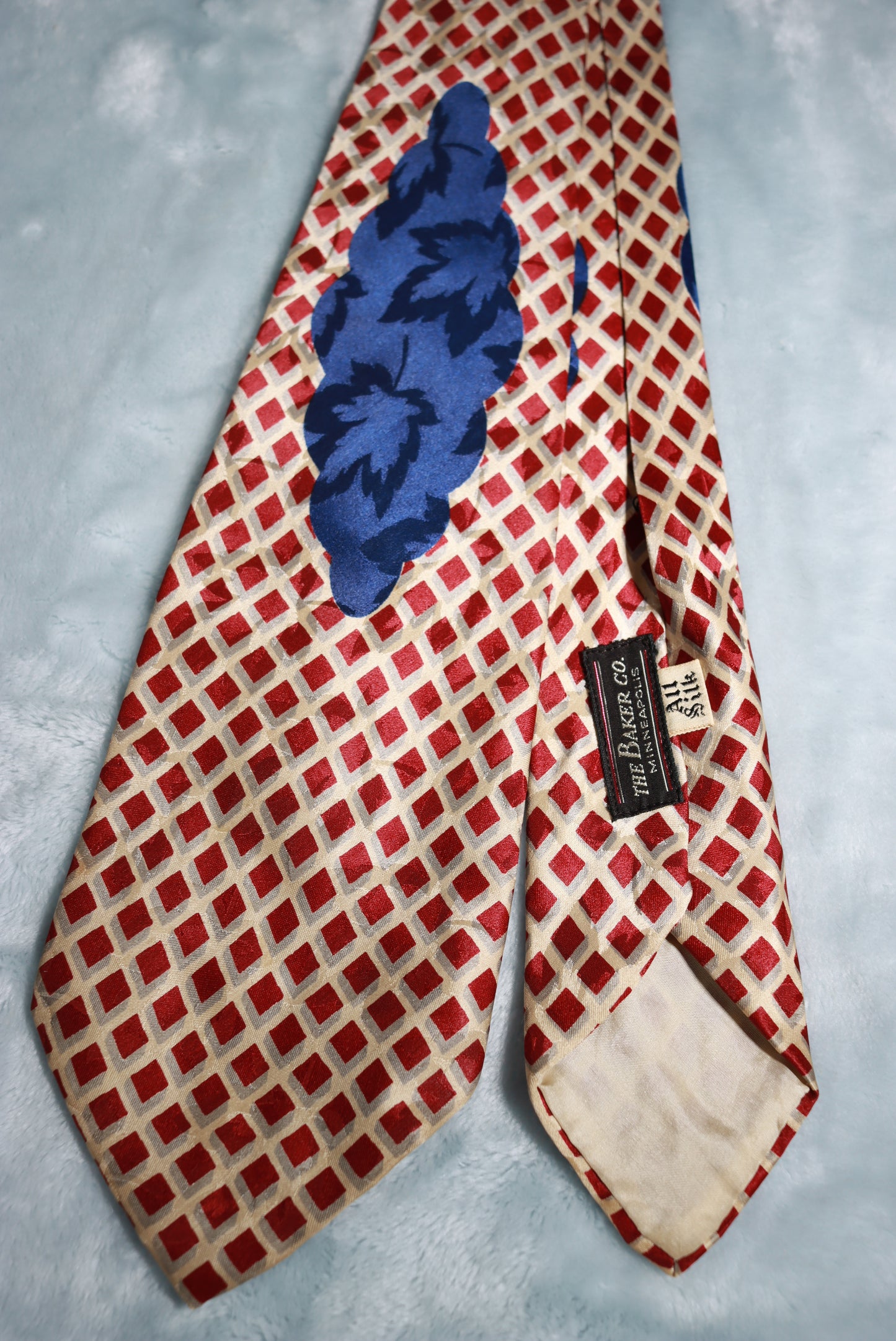 Vintage The Baker Co All Silk Swing Tie 1940s/50s
