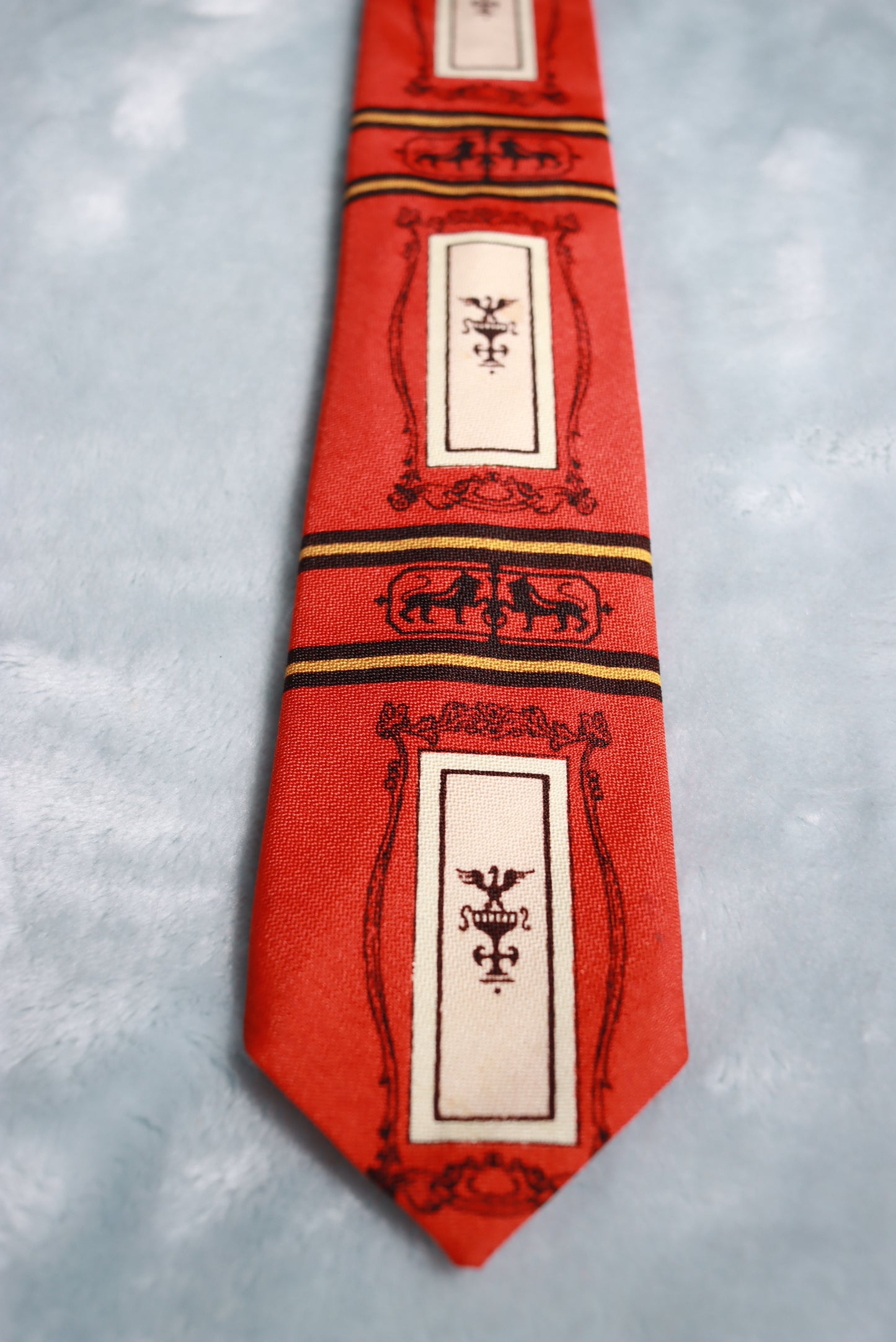 Vintage 5th Avenue Cravat Classis Design Hand Tailored Tie