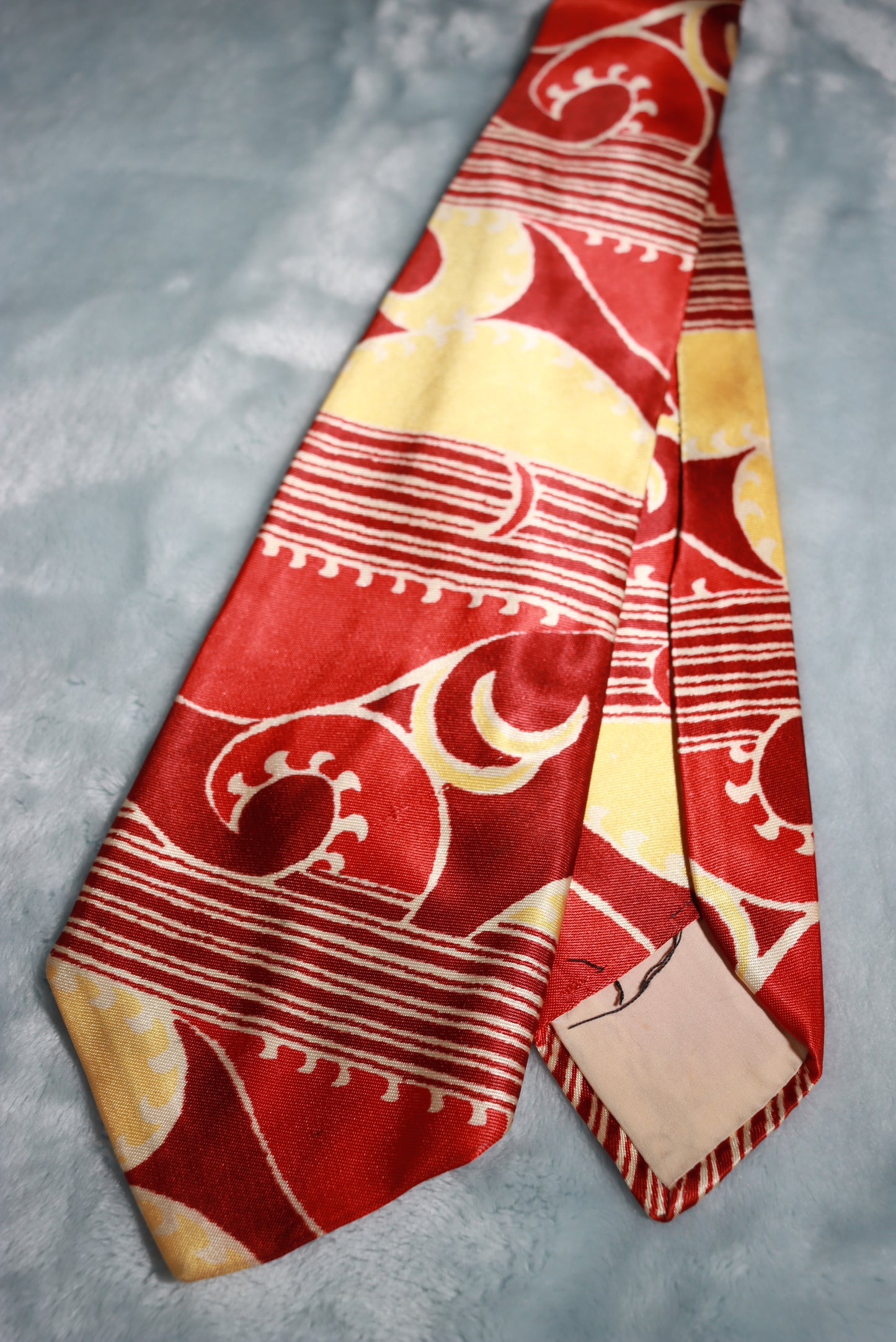 Vintage Wormser Royal Luxury Abstract Swing Tie 1940s/50s