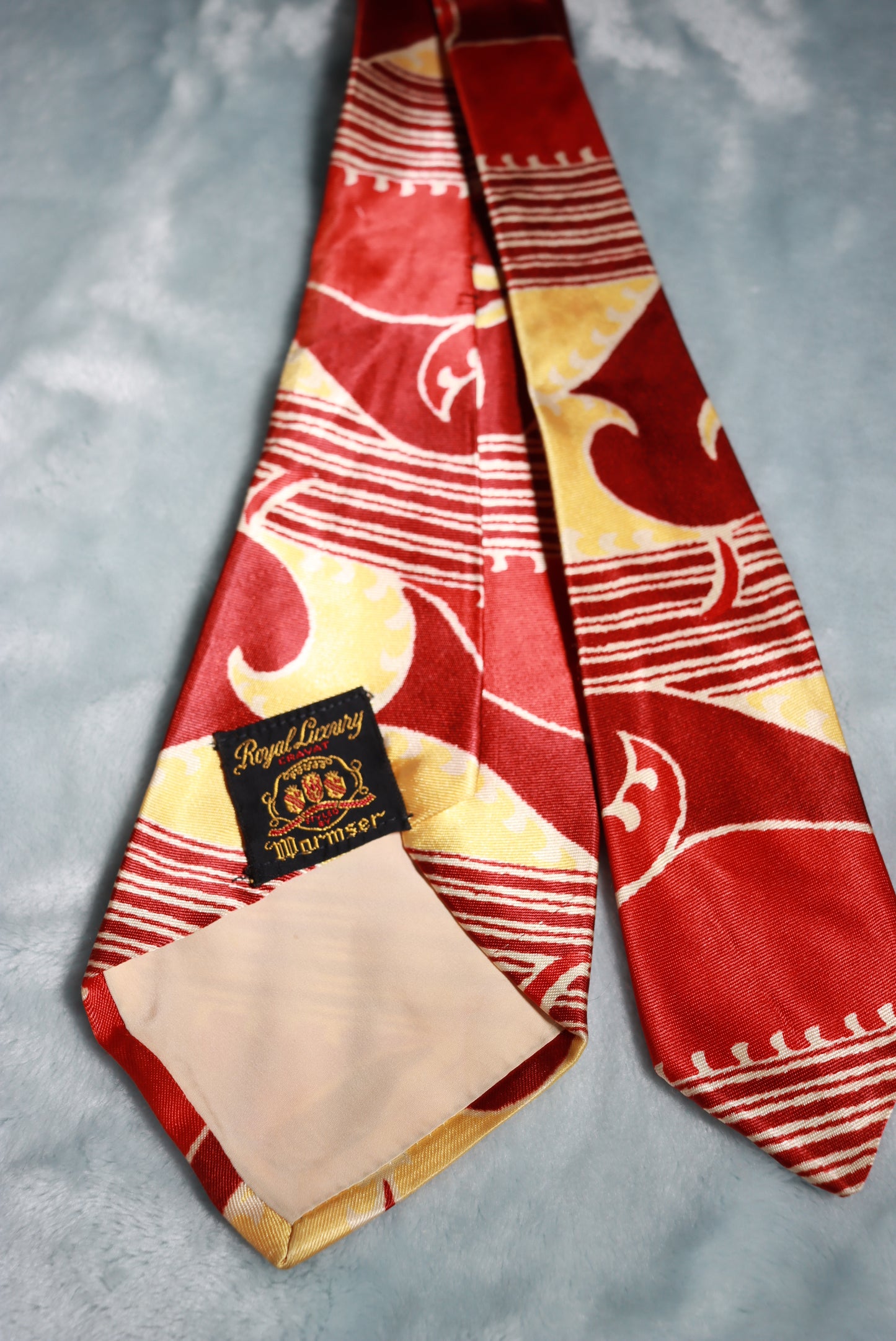 Vintage Wormser Royal Luxury Abstract Swing Tie 1940s/50s