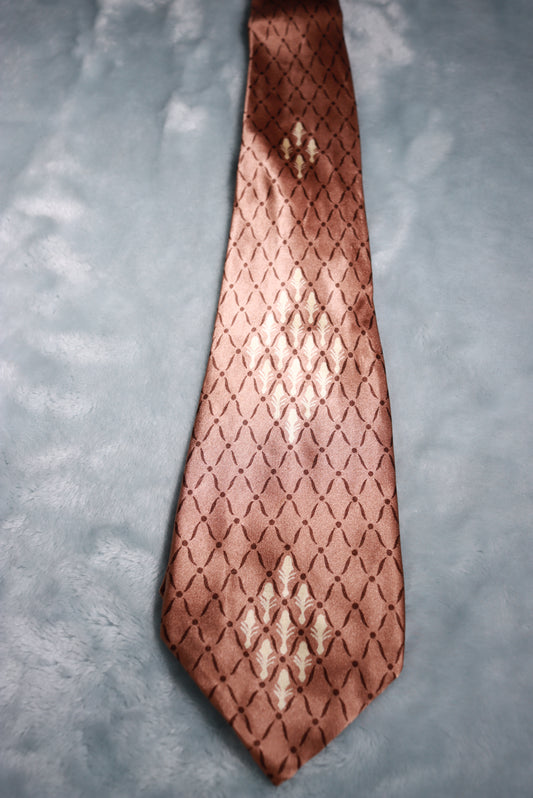 Vintage Merritt Cravats Longshire Satins All Silk Tie