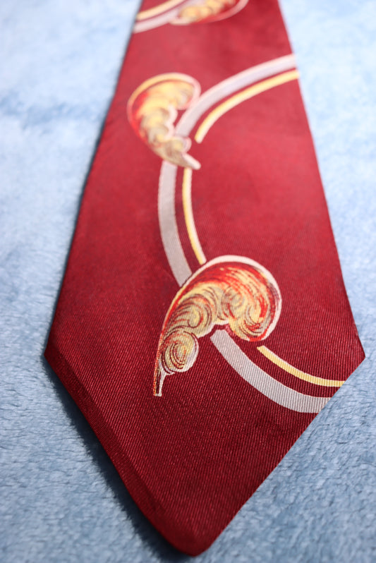 Wilson Fancy Feather Vintage Swing Tie 1940s/50s