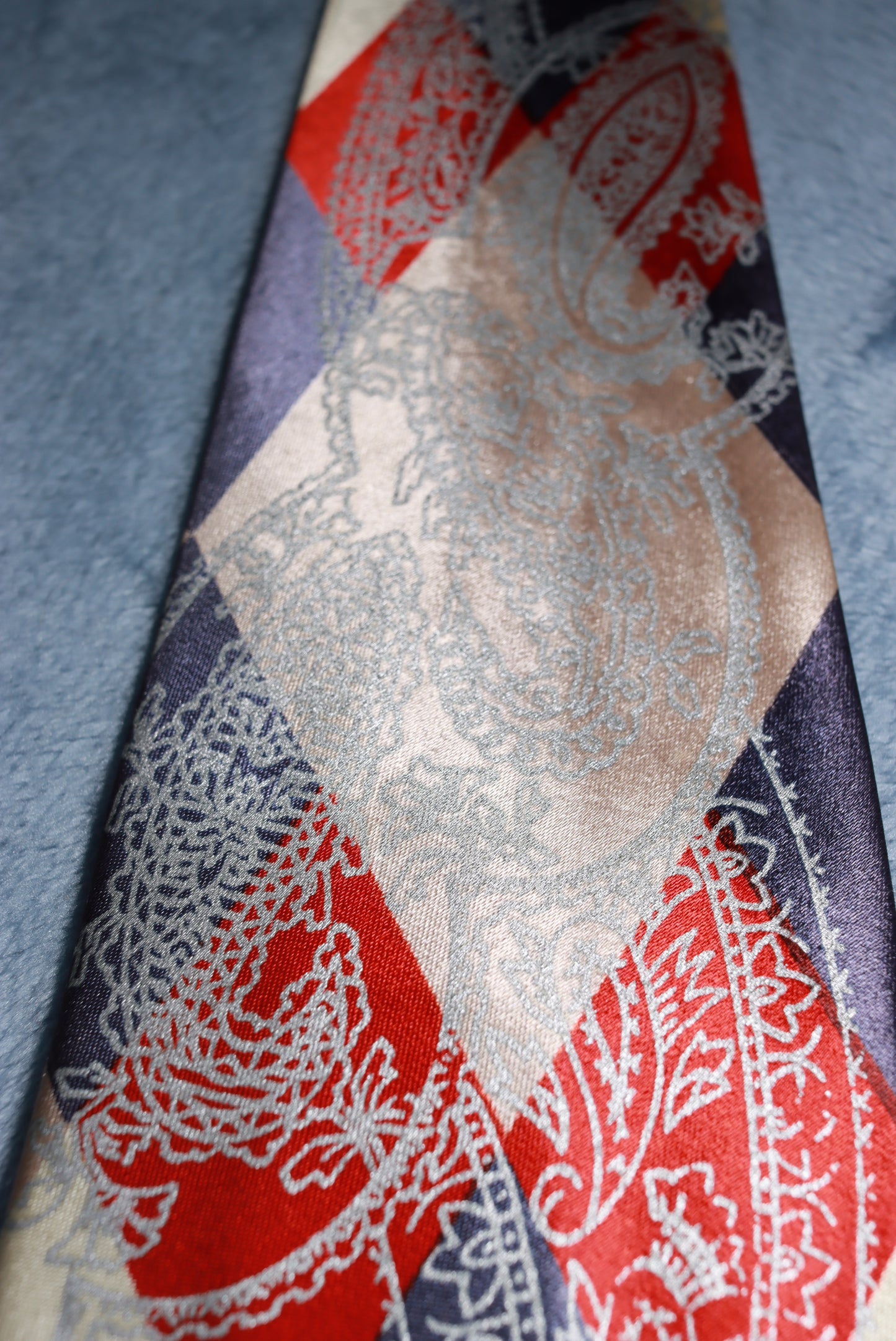 Penney's Towncraft Filigree Paisley Vintage Tie