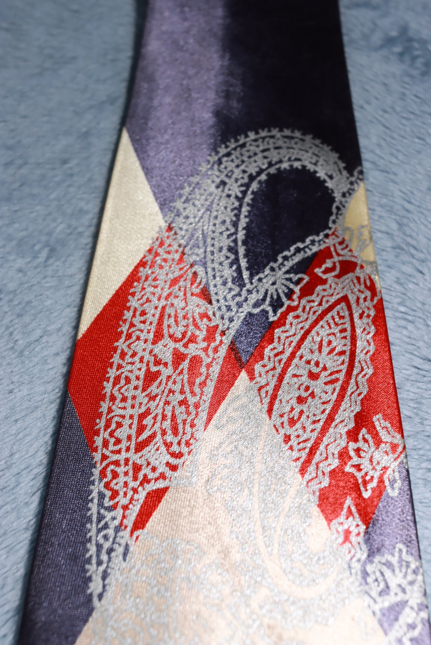 Penney's Towncraft Filigree Paisley Vintage Tie