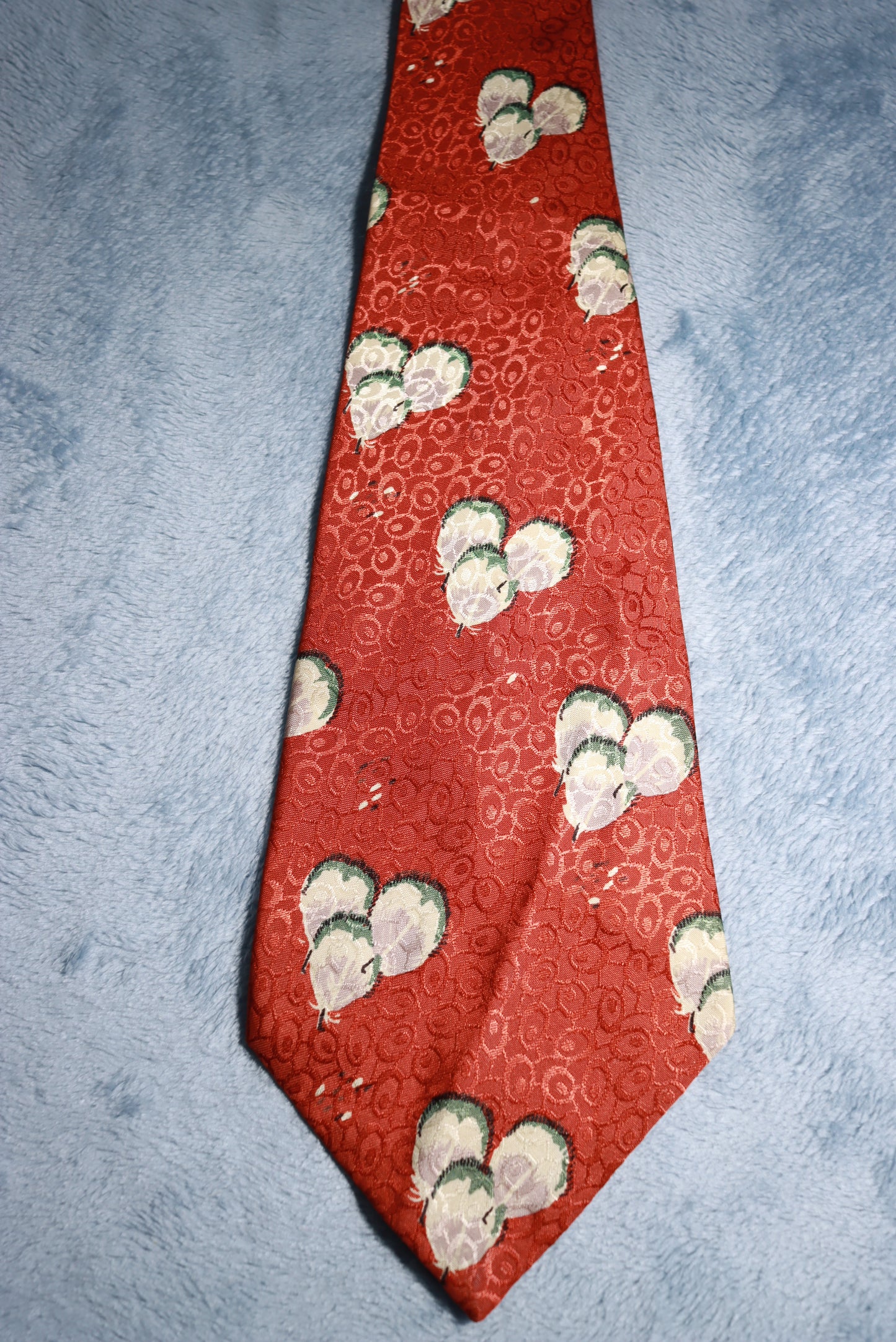 Wilson Brothers Yellowstone Prints Jacquard Vintage Swing Tie 1940s/50s