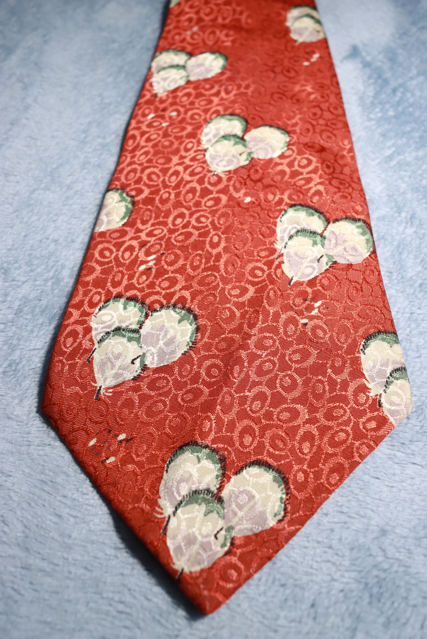 Wilson Brothers Yellowstone Prints Jacquard Vintage Swing Tie 1940s/50s