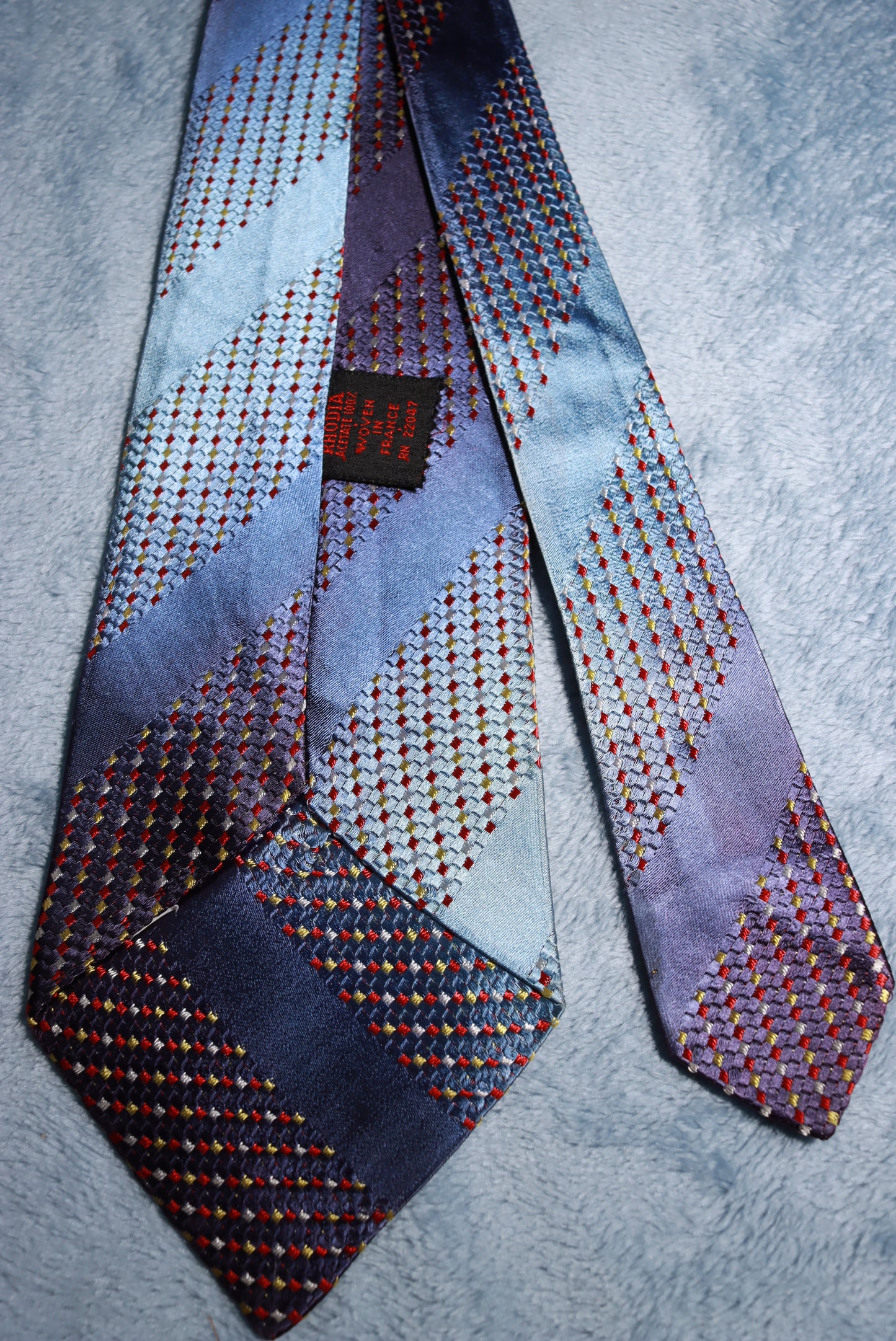 Rhodia Woven in France Smart Vintage Tie