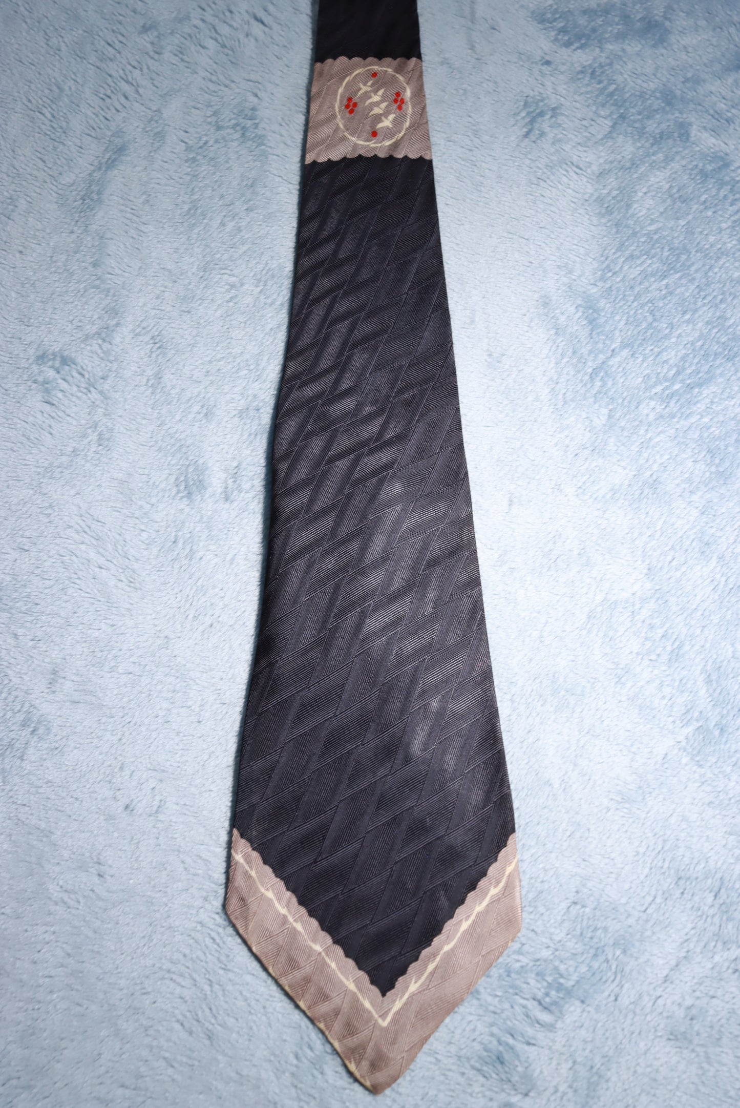 Wembley Geese In Flight Jacquard Vintage Tie