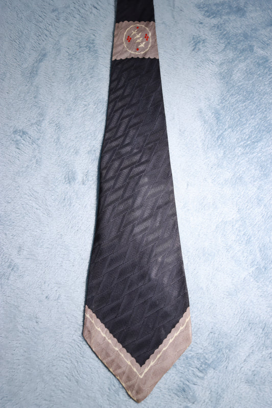 Wembley Geese In Flight Jacquard Vintage Tie