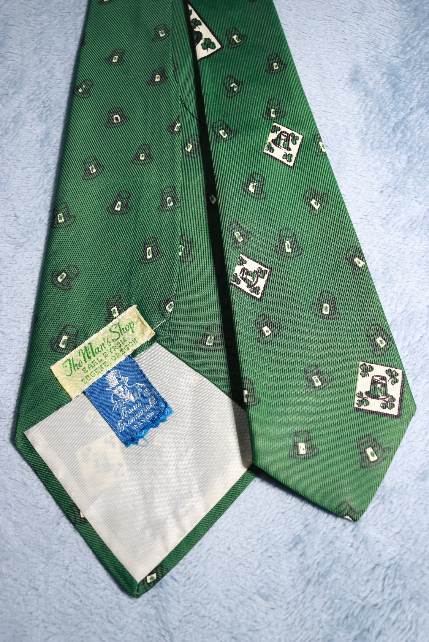 Irish St Patrick's Day Vintage Beau Brummell Tie