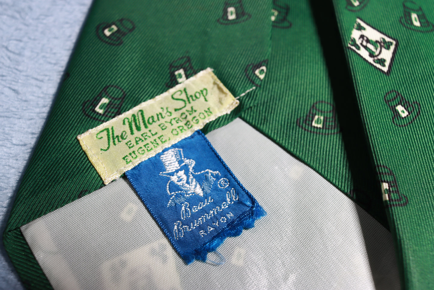 Irish St Patrick's Day Vintage Beau Brummell Tie