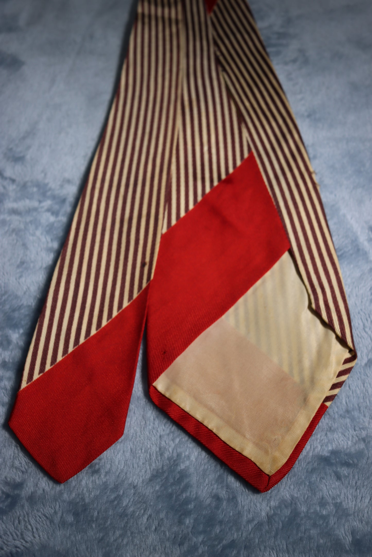 Manhattan Striped Vintage Swing Tie 1940s/50s