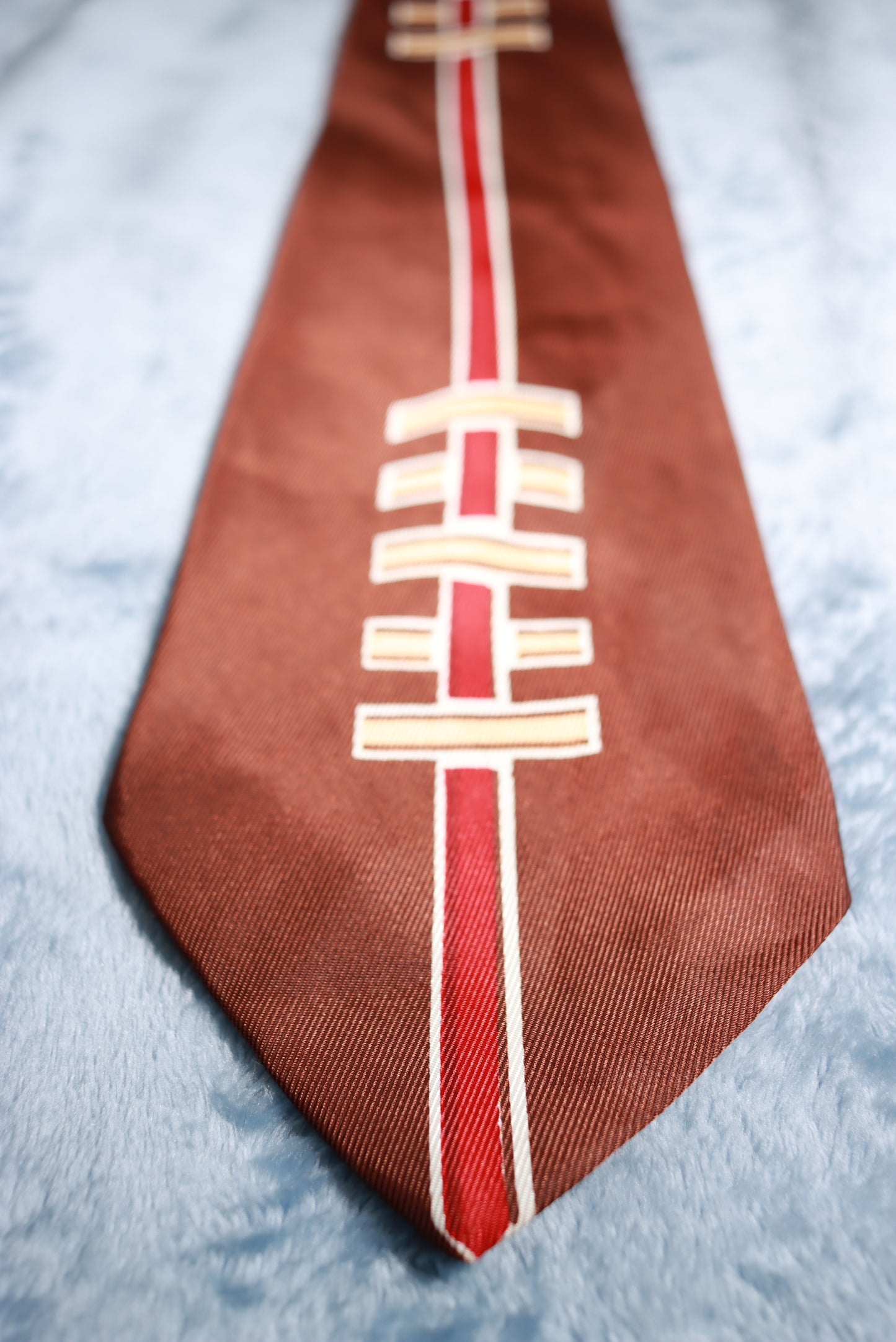 Signet Stitch Weave Vintage Swing Tie 1940s/50s