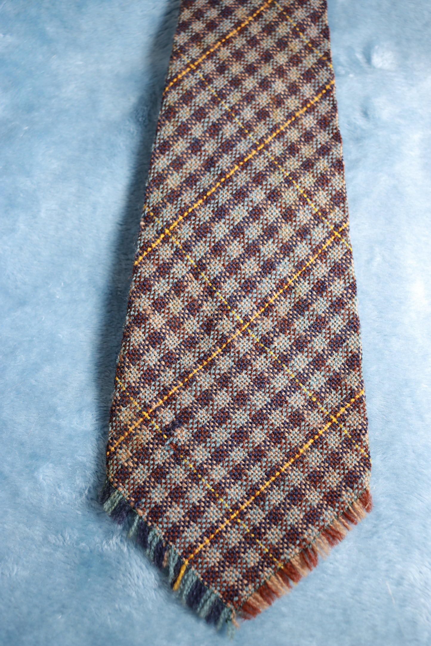 Vintage Hand Woven in New Mexico Wool Swing Tie 1940s/50s