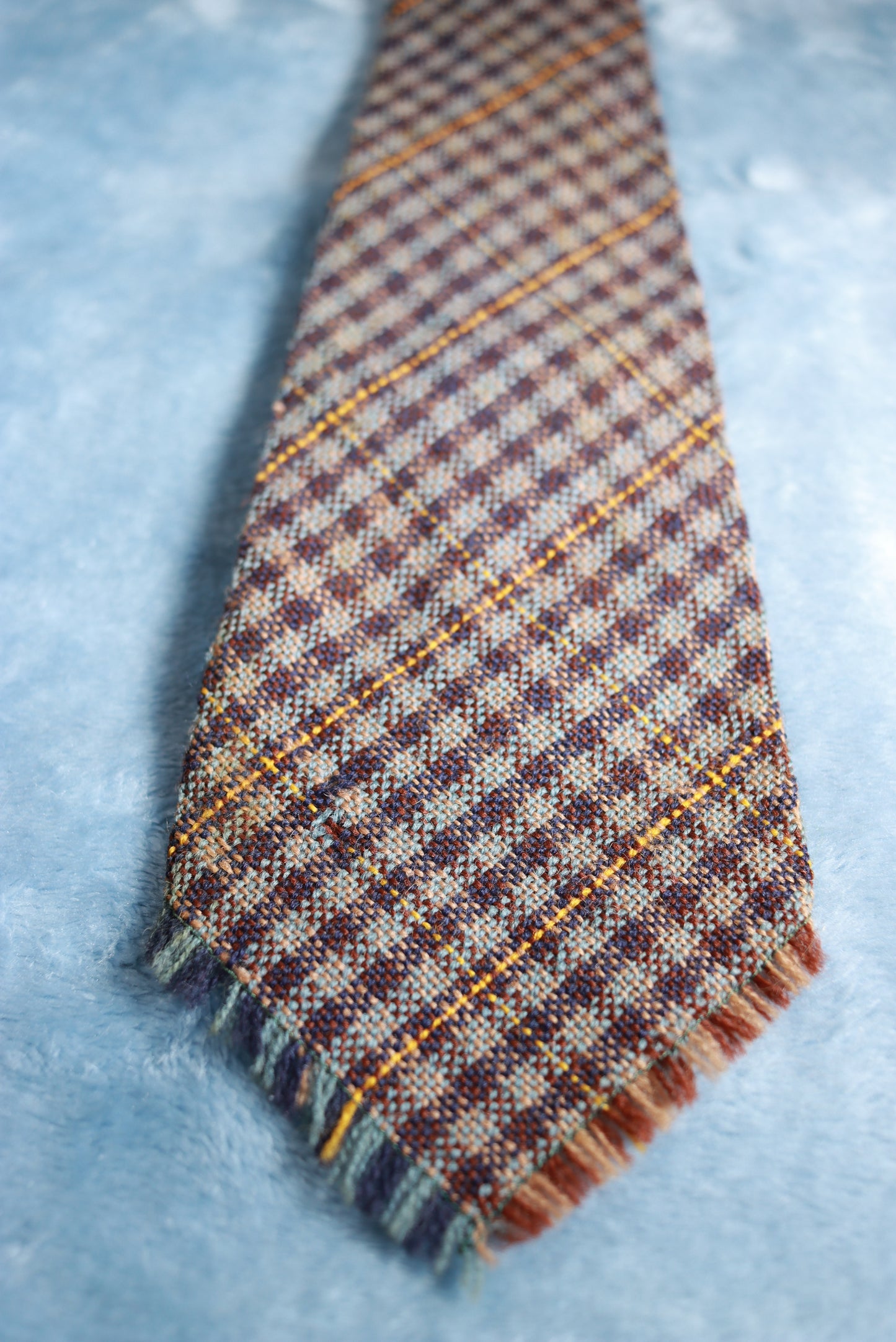 Vintage Hand Woven in New Mexico Wool Swing Tie 1940s/50s