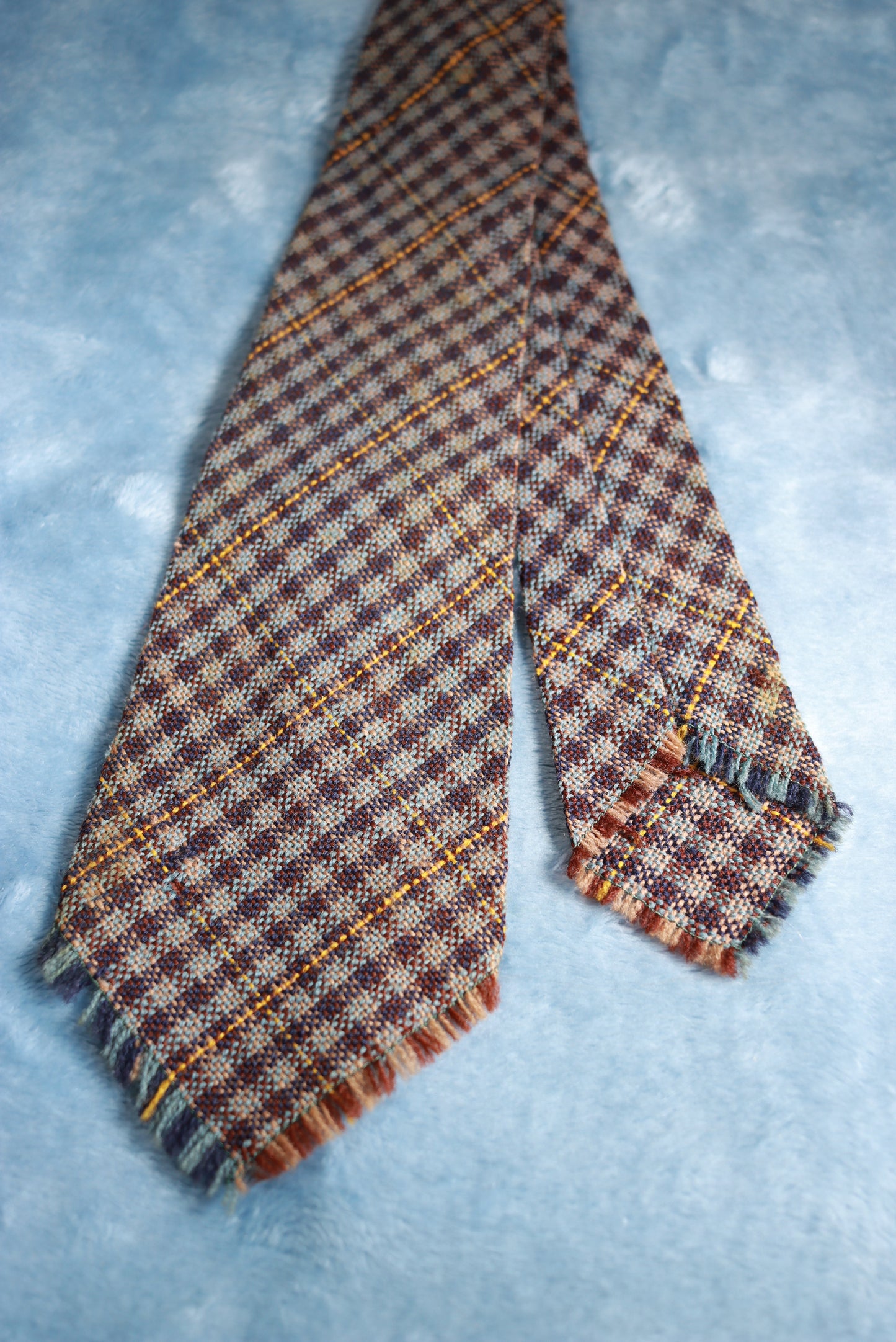 Vintage Hand Woven in New Mexico Wool Swing Tie 1940s/50s