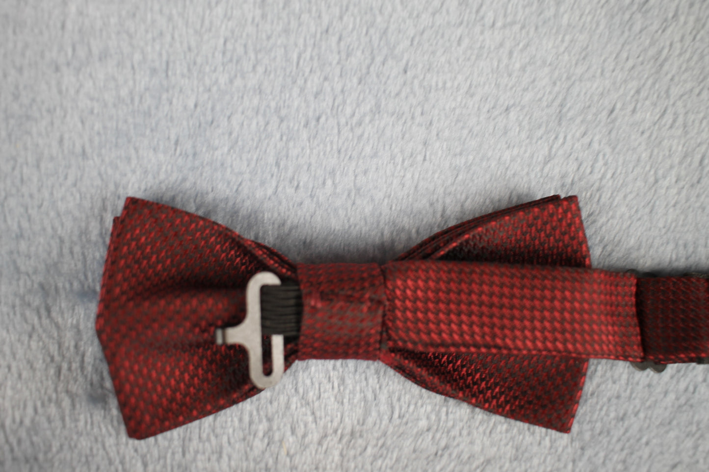 Next pre-tied burgundy bow tie adjustable