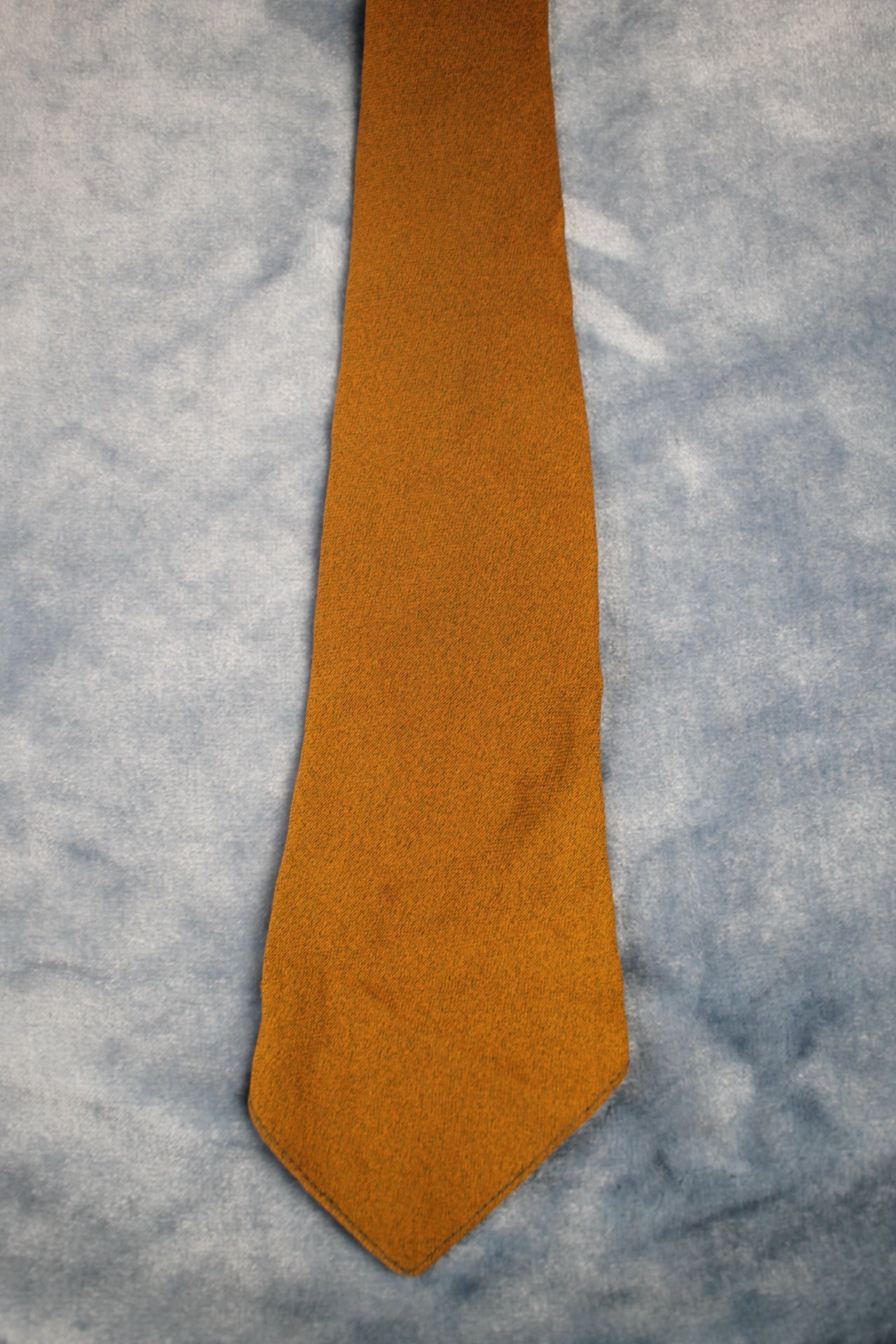 Vintage 1940s/50s khaki tan speckled unlined swing tie
