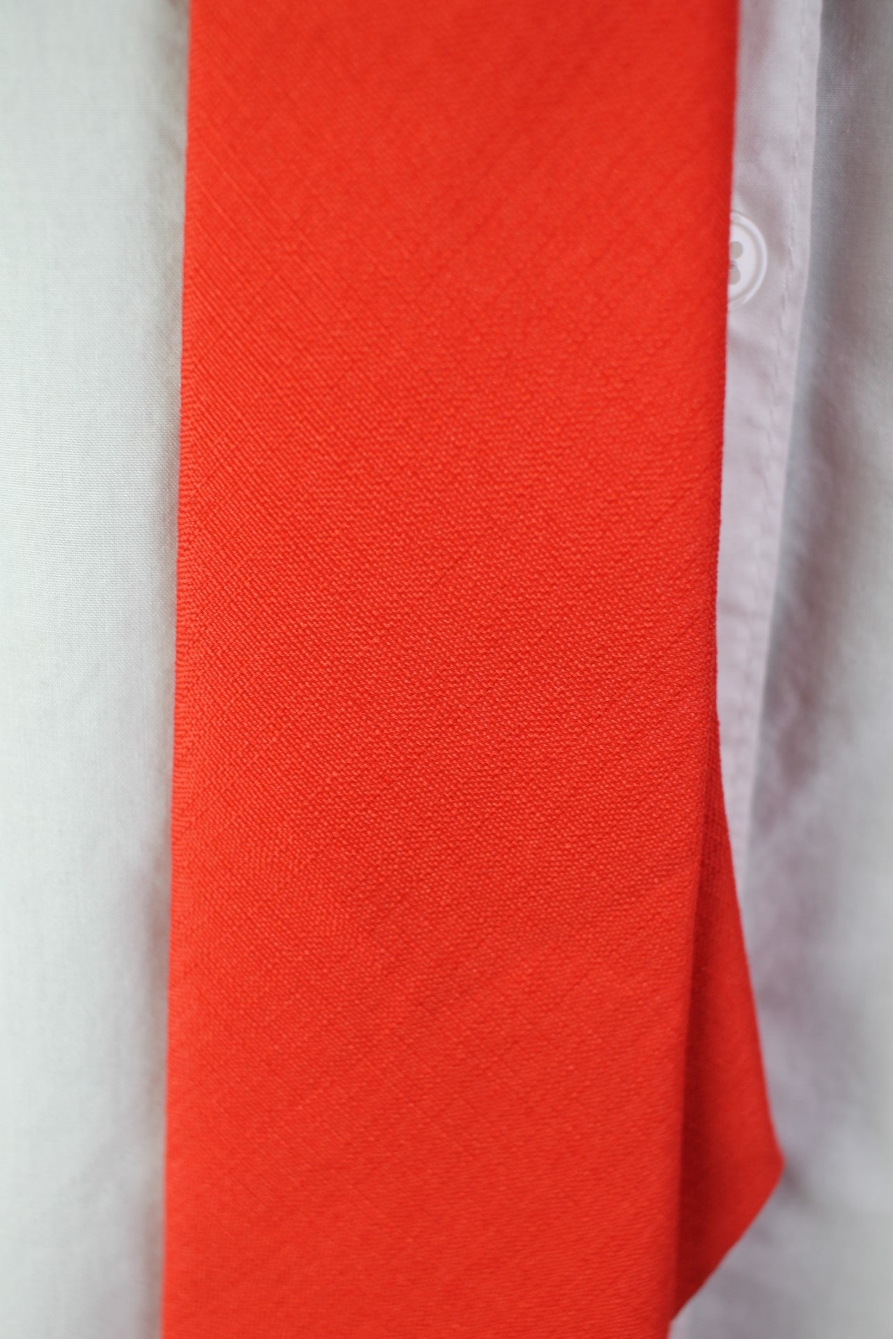 Vintage Baron bright red tie