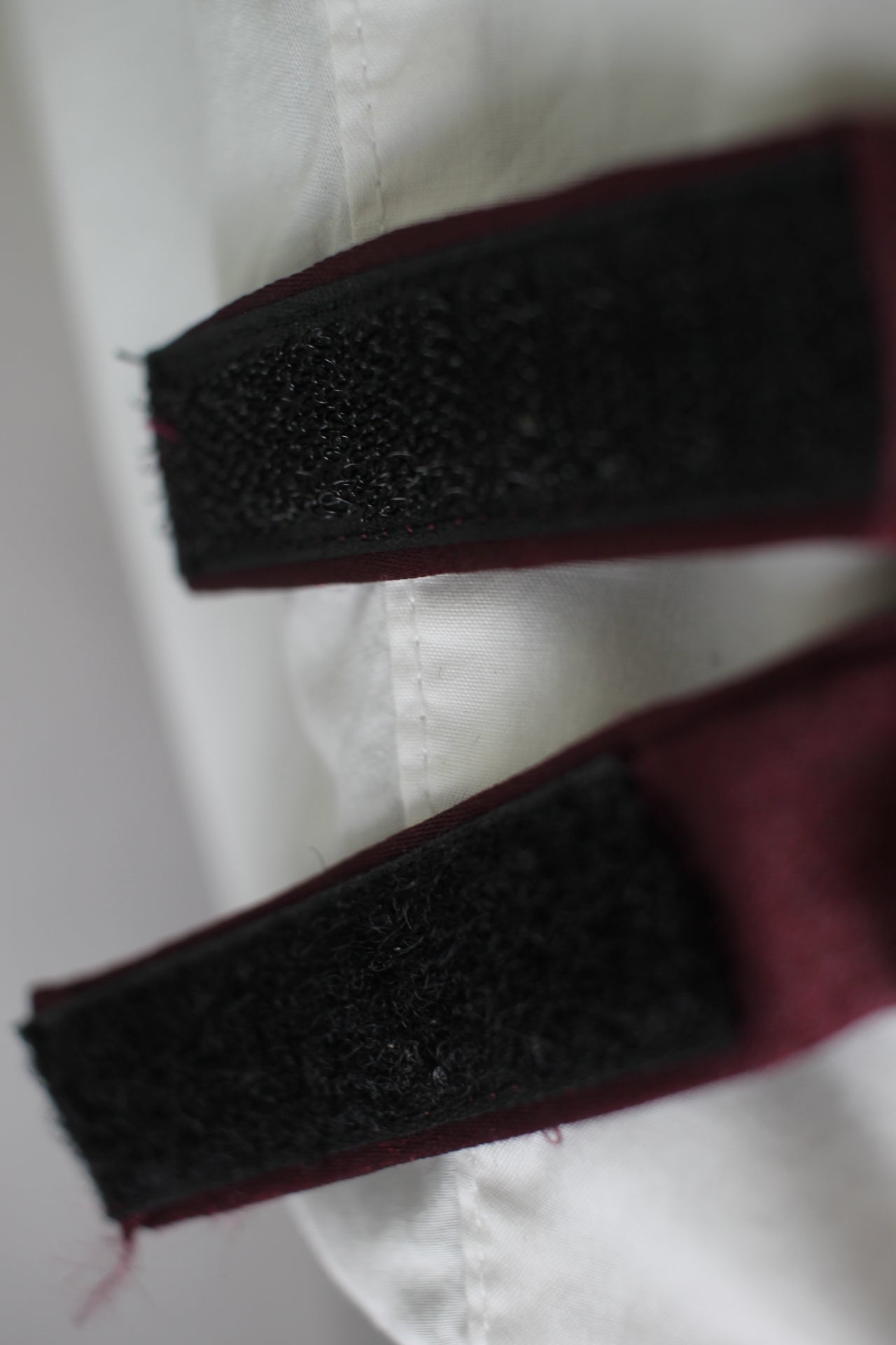 Vintage pre-tied dark red purple wedding satin cravats