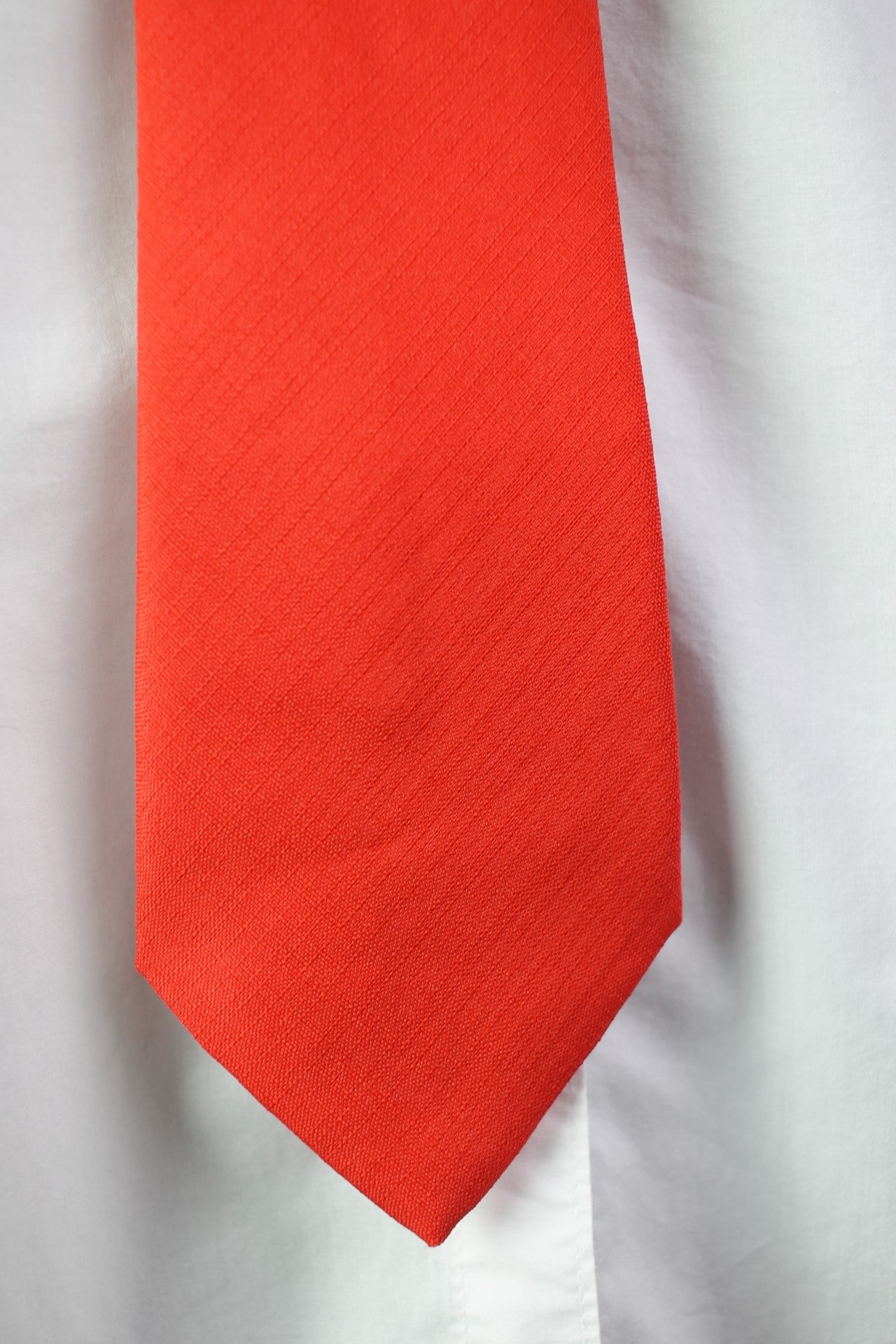 Vintage Baron bright red tie