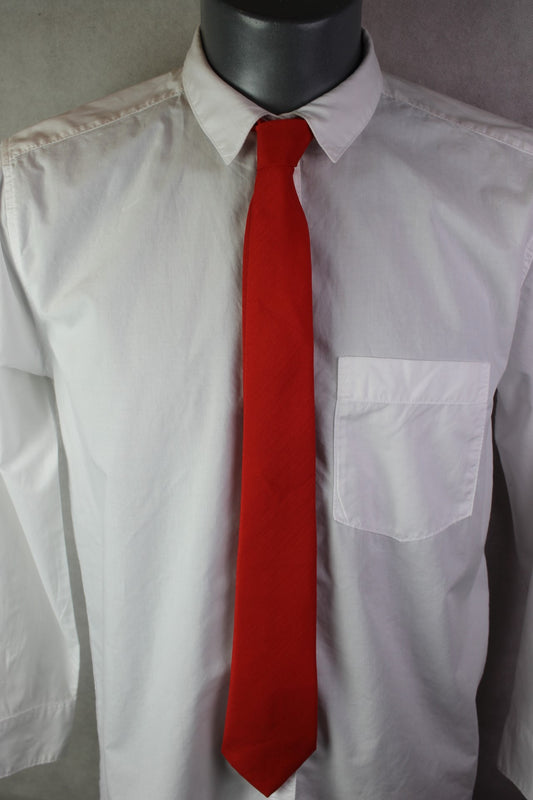 Vintage Baron bright red tie