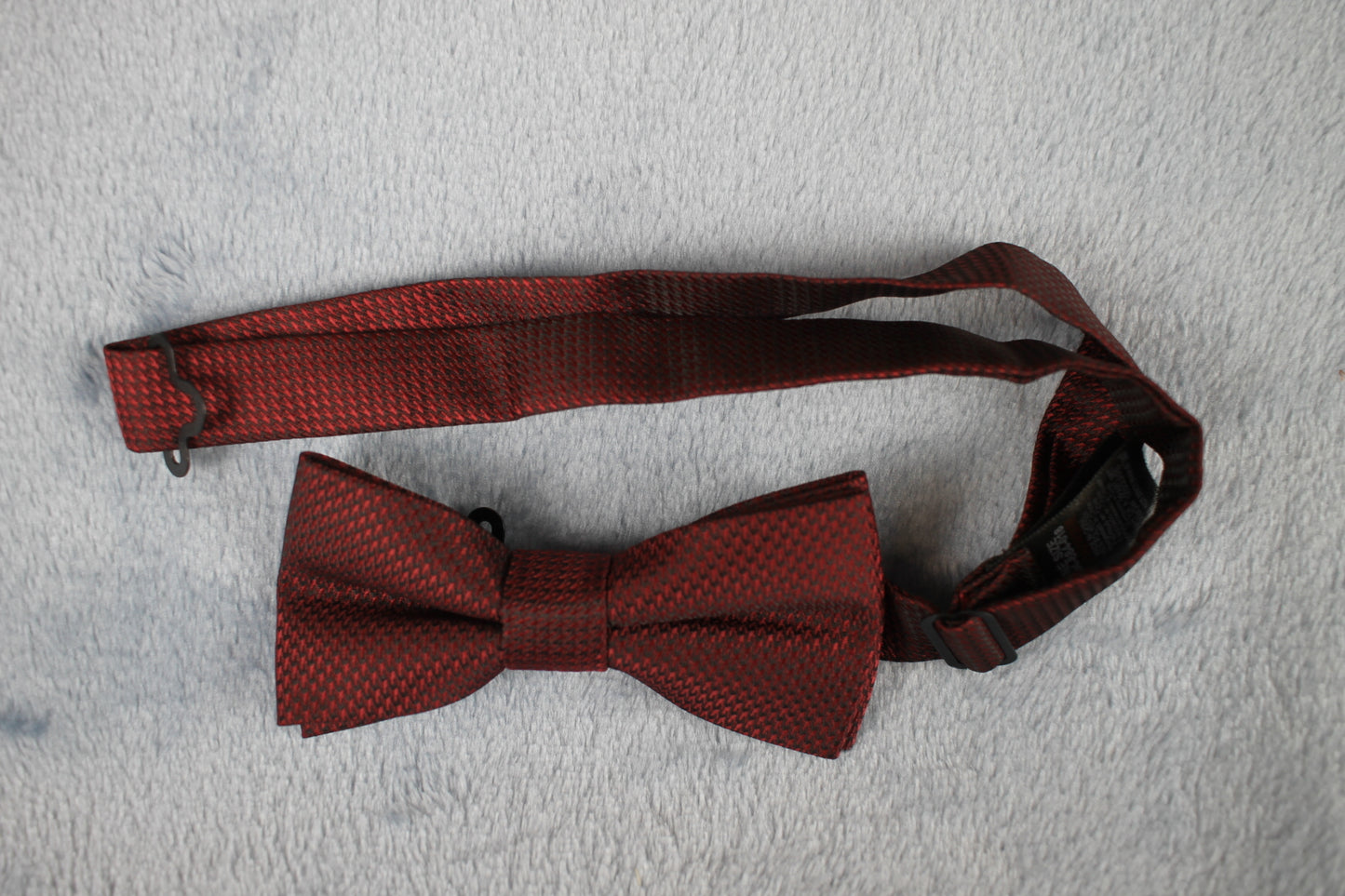 Next pre-tied burgundy bow tie adjustable