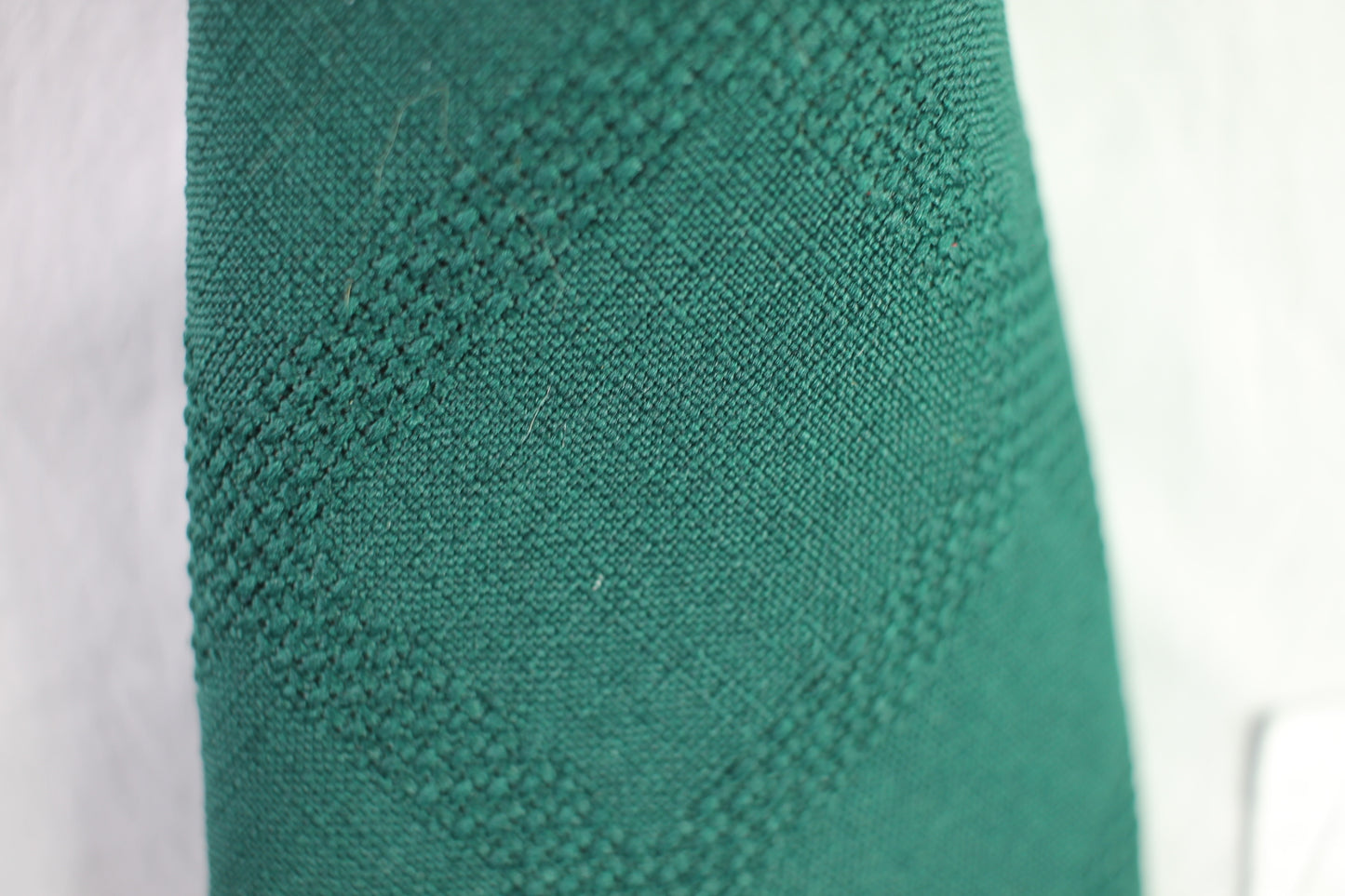 Vintage Fruit of the Loom dark green textured pattern tie