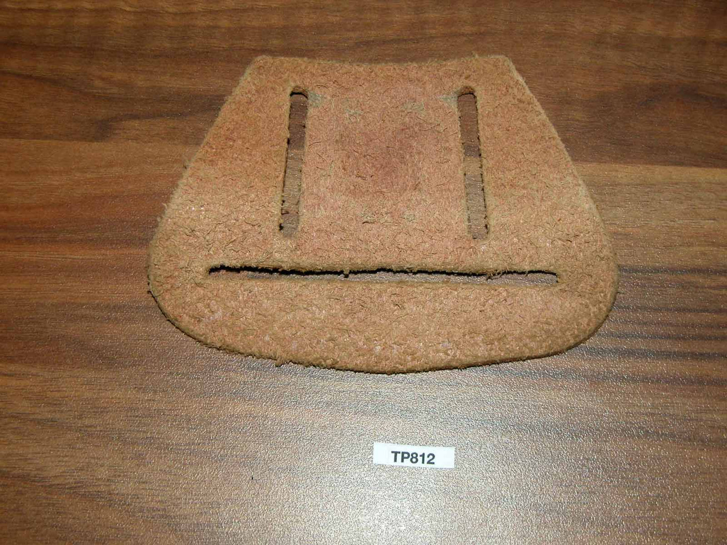Vintage Leather Line Square Dance Western Towel Holder Fits On Belt