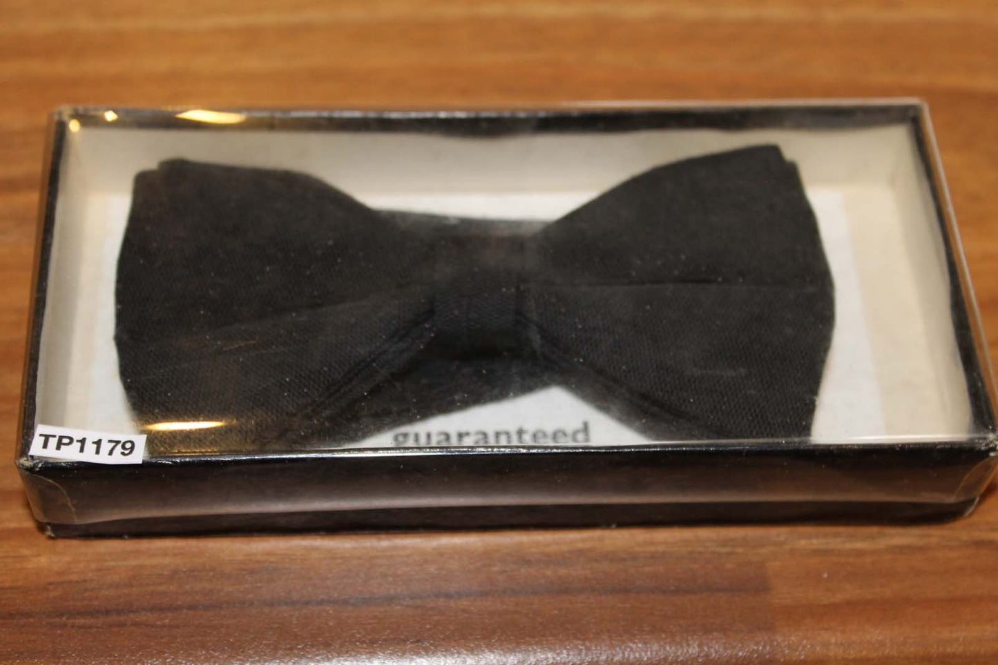 Vintage Lloyd Classic Black Pre-Tied Bow Tie One Size Fits All